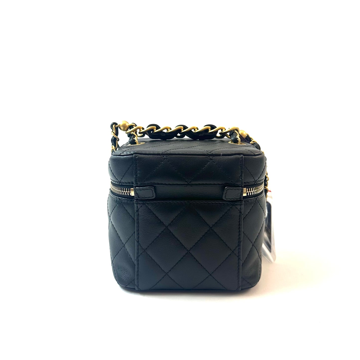 Chanel - Vanity Case - Leather - Black - (mini)
