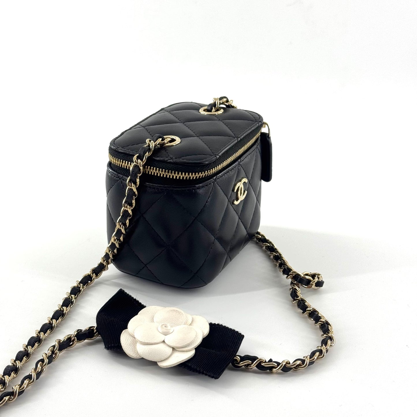 Chanel - Vanity Case - Leather - Black - (mini)