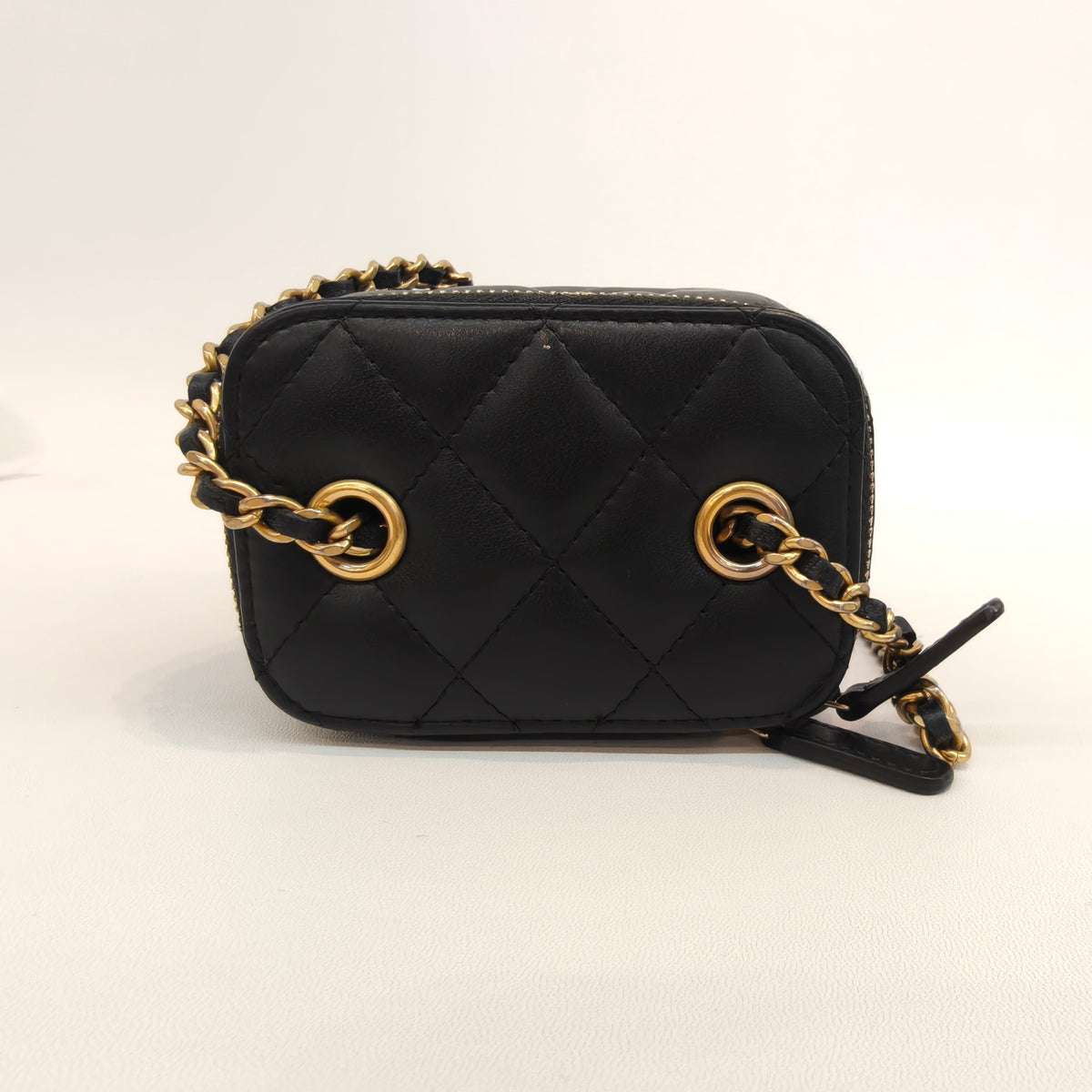 Chanel - vanity case - Leather - Black - (mini)