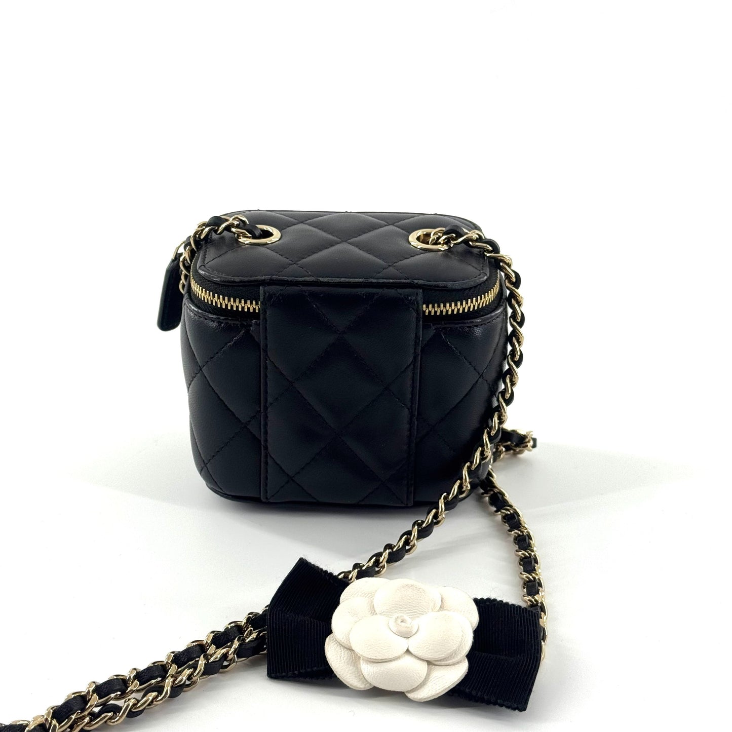 Chanel - Vanity Case - Leather - Black - (mini)