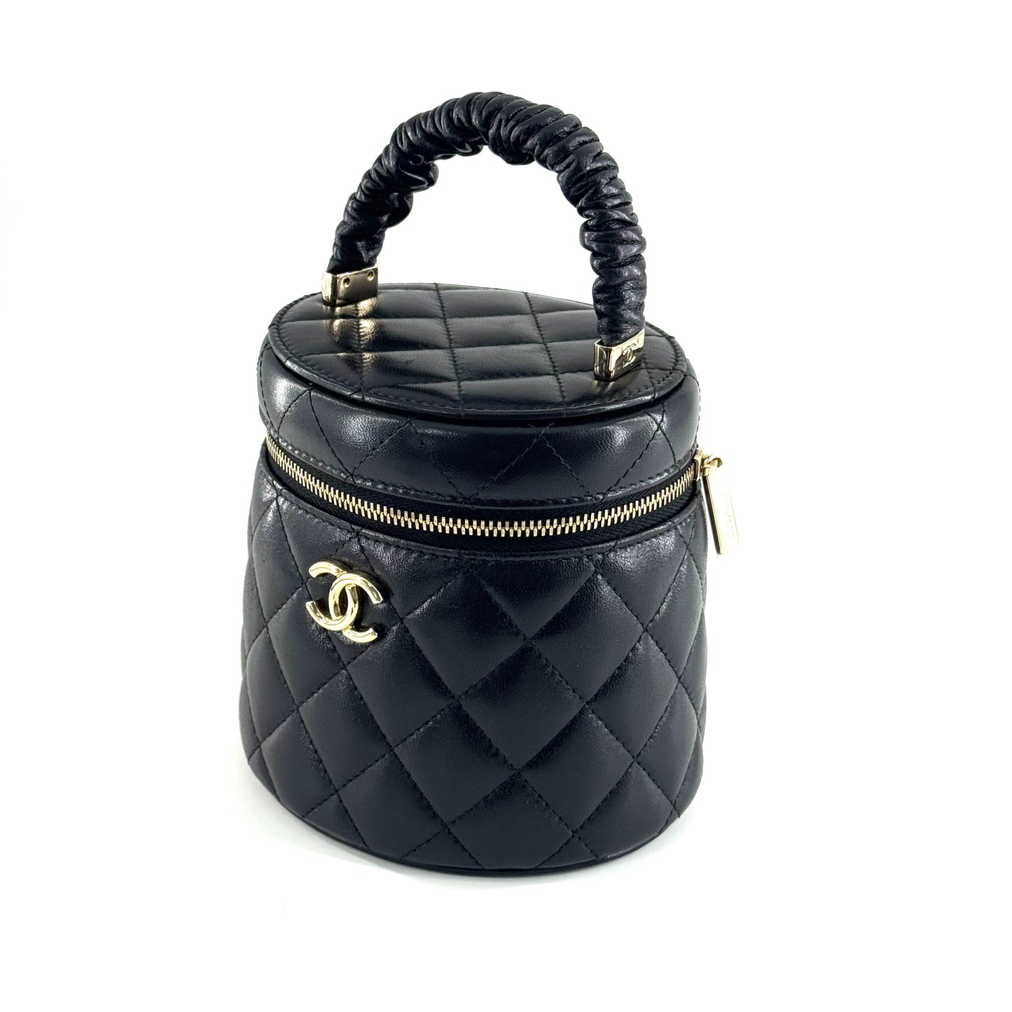 Chanel - Vanity Case - Leather - Black - (mini)