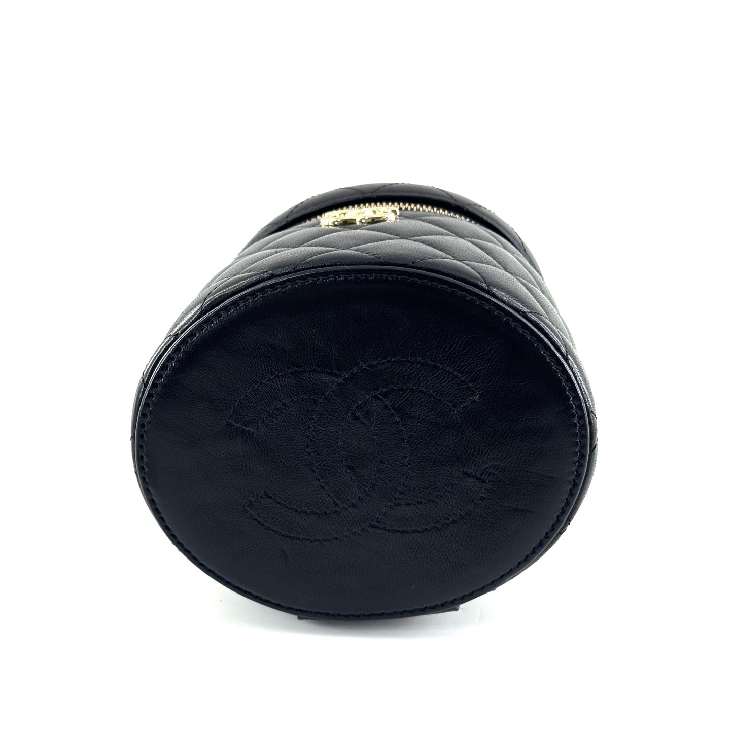 Chanel - Vanity Case - Leather - Black - (mini)