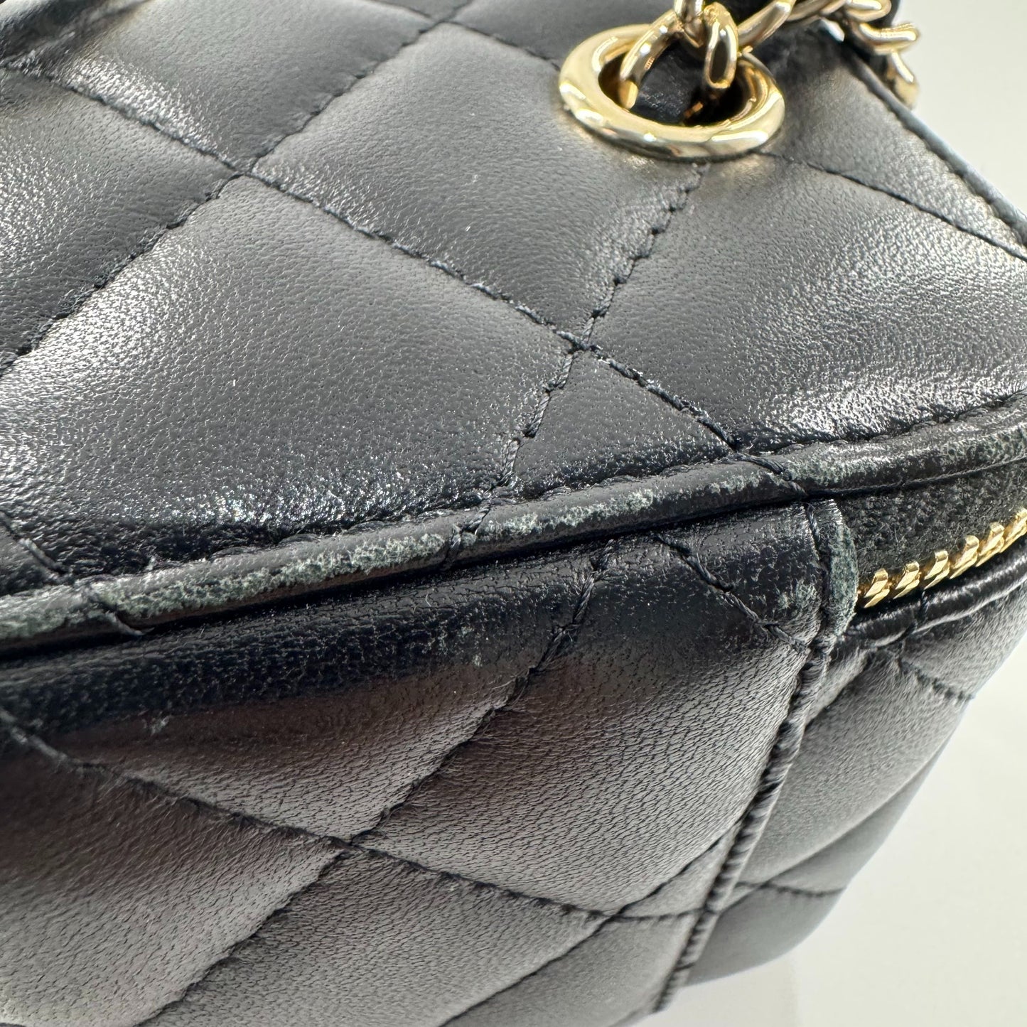 Chanel - Vanity Case - Leather - Black - (mini)