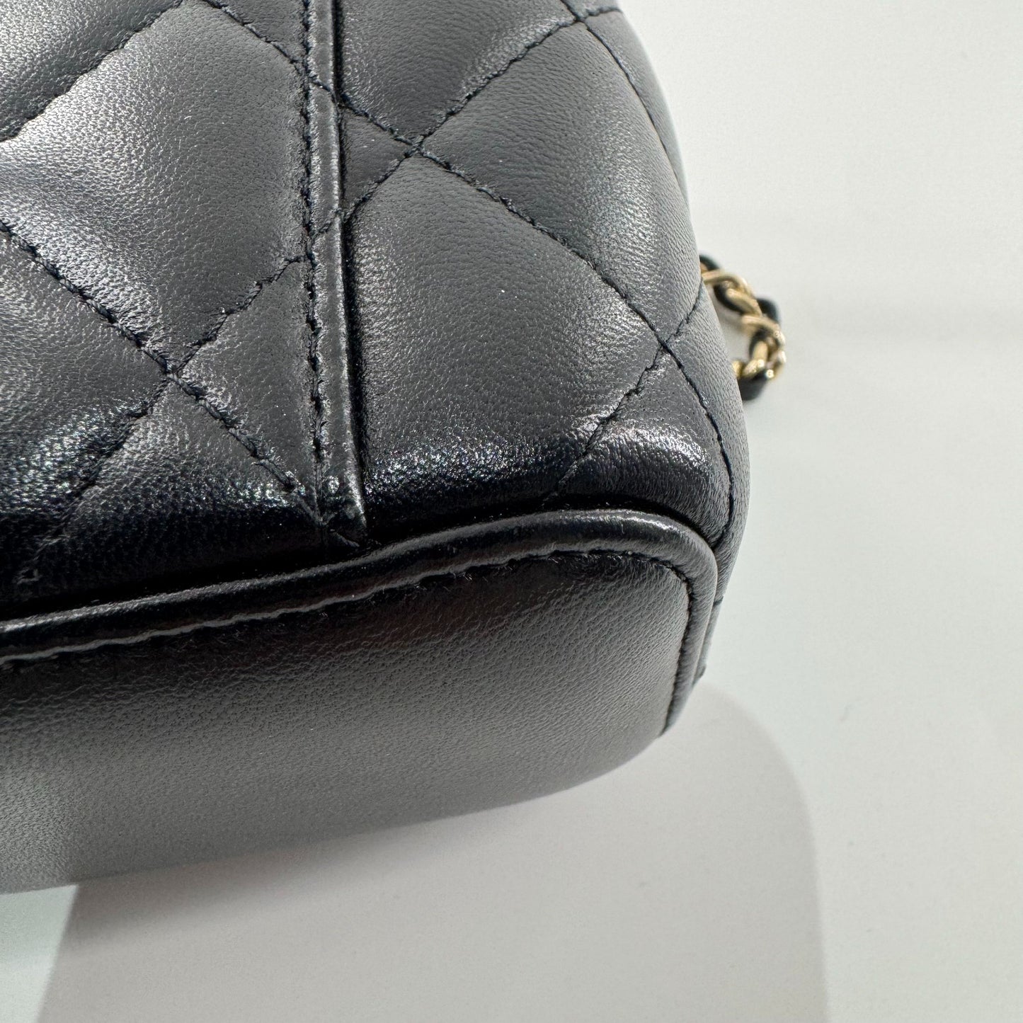 Chanel - Vanity Case - Leather - Black - (mini)