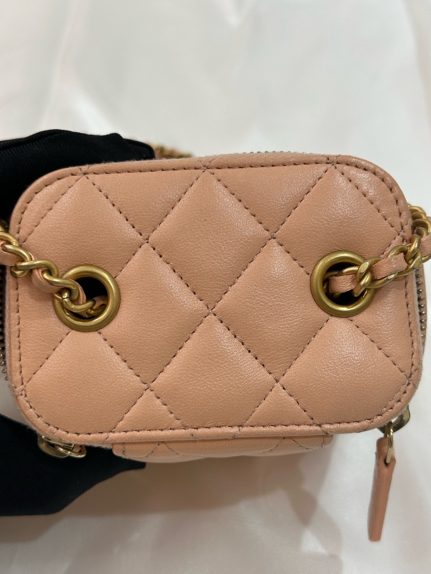 Chanel - Vanity Case - Leather - Orange - (mini)