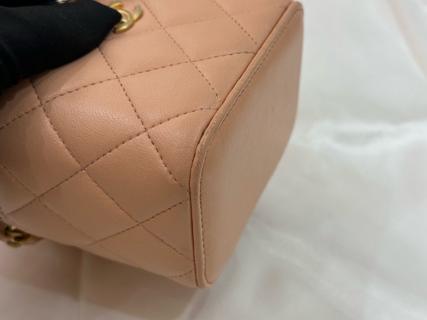 Chanel - Vanity Case - Leather - Orange - (mini)