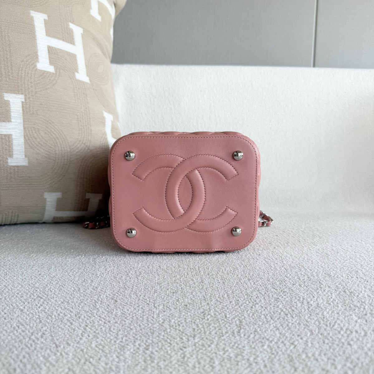 Chanel - Vanity Case - Leather - Pink - (mini)