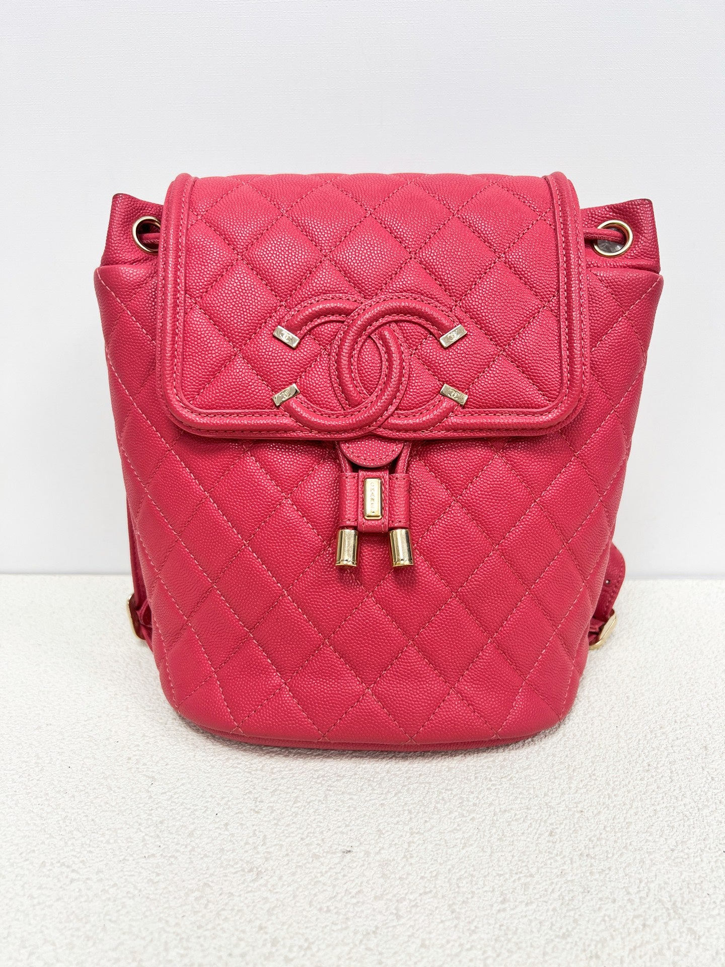 Chanel - Vanity Case - Leather - Pink - (small)