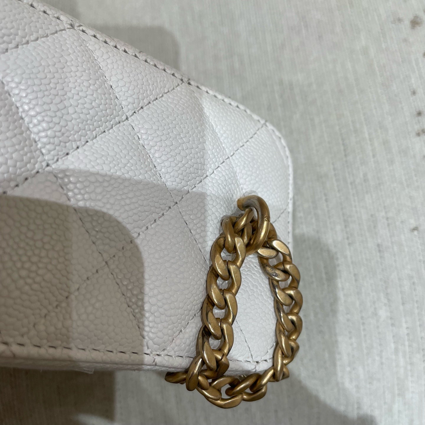 Chanel - Vanity Case - Leather - White - (mini)