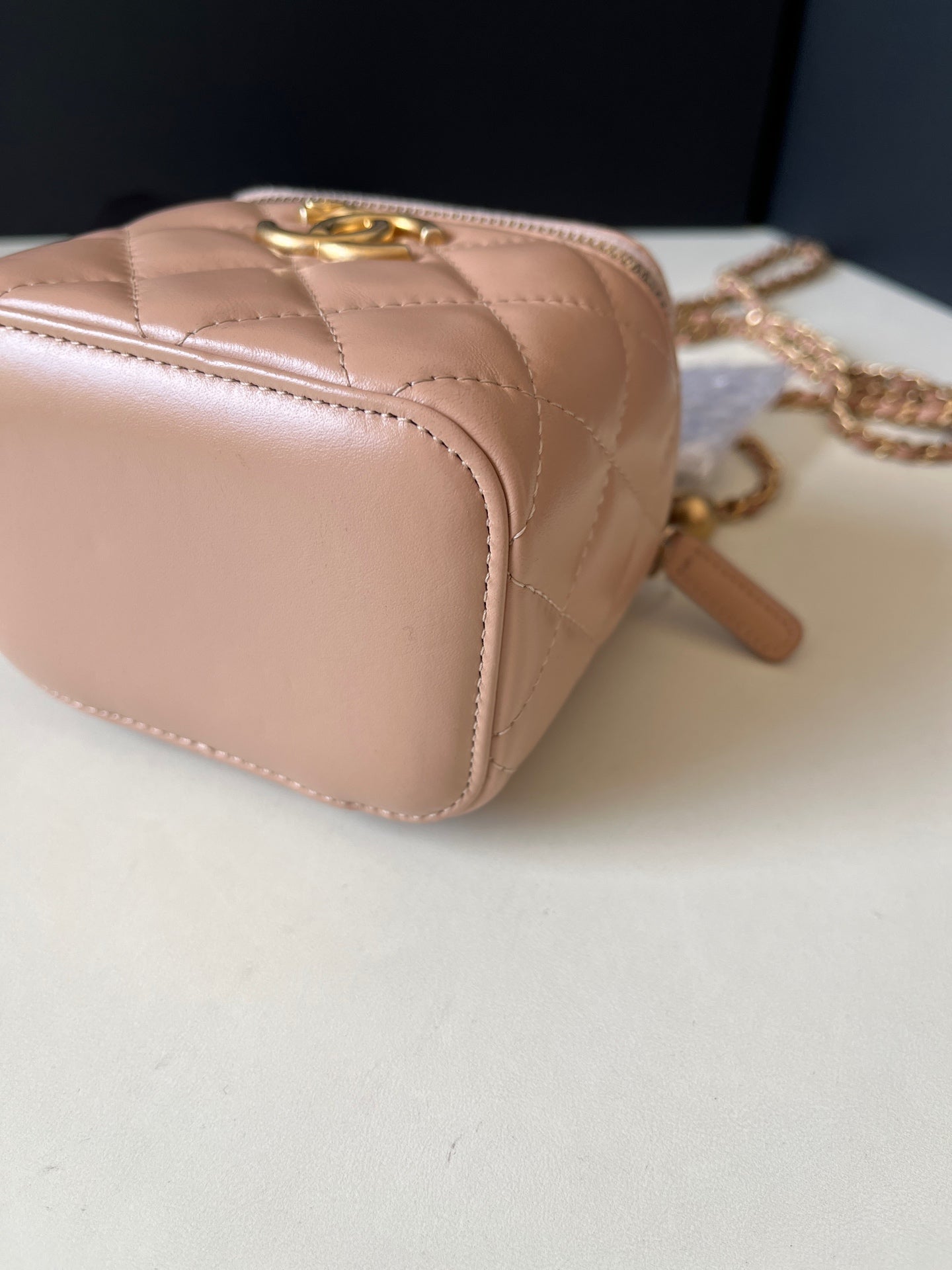 Chanel - Vanity - Leather - Beige - (mini)