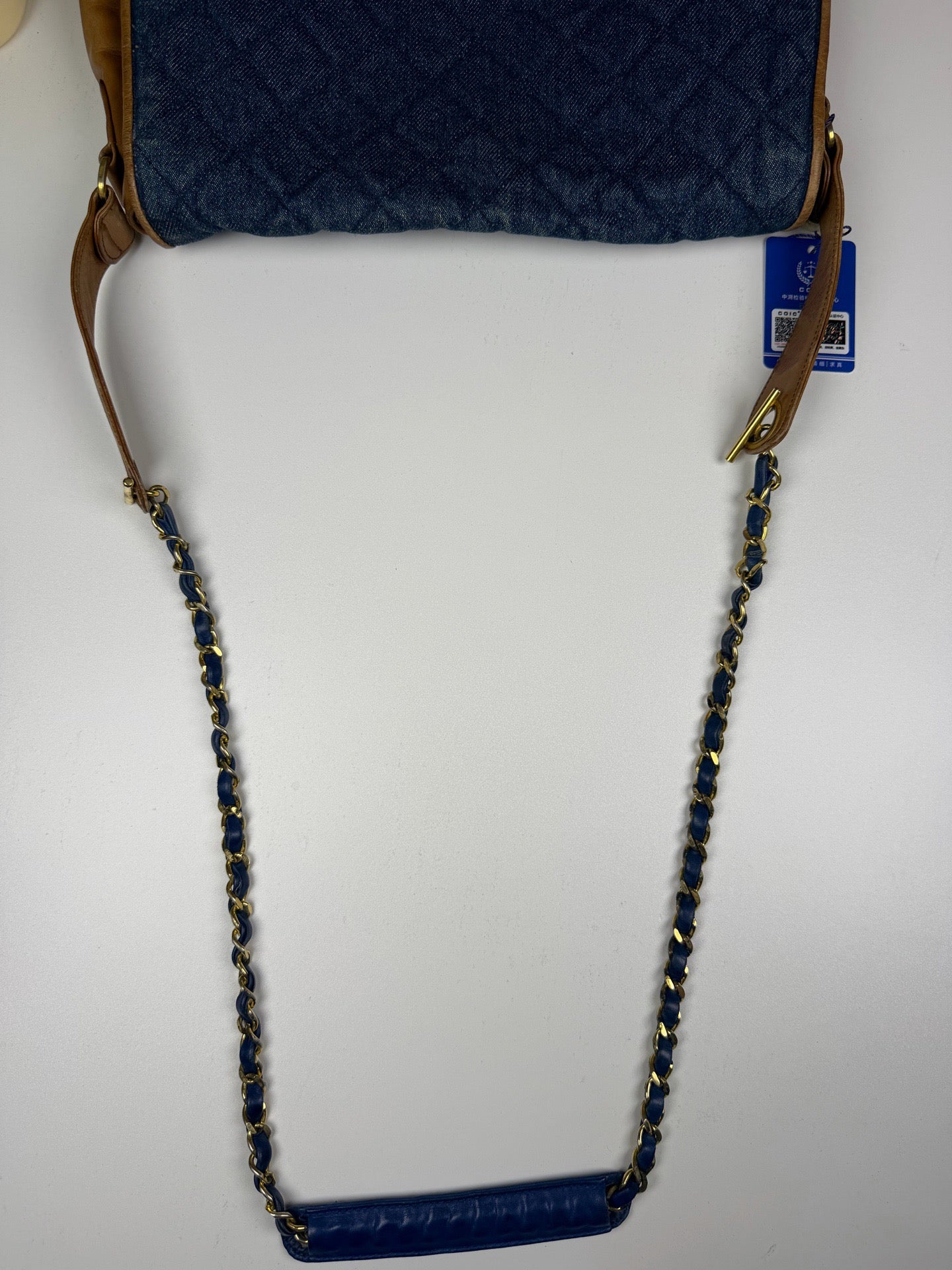 Chanel - Vintage Flap Bag - Denim - Blue - (Other)