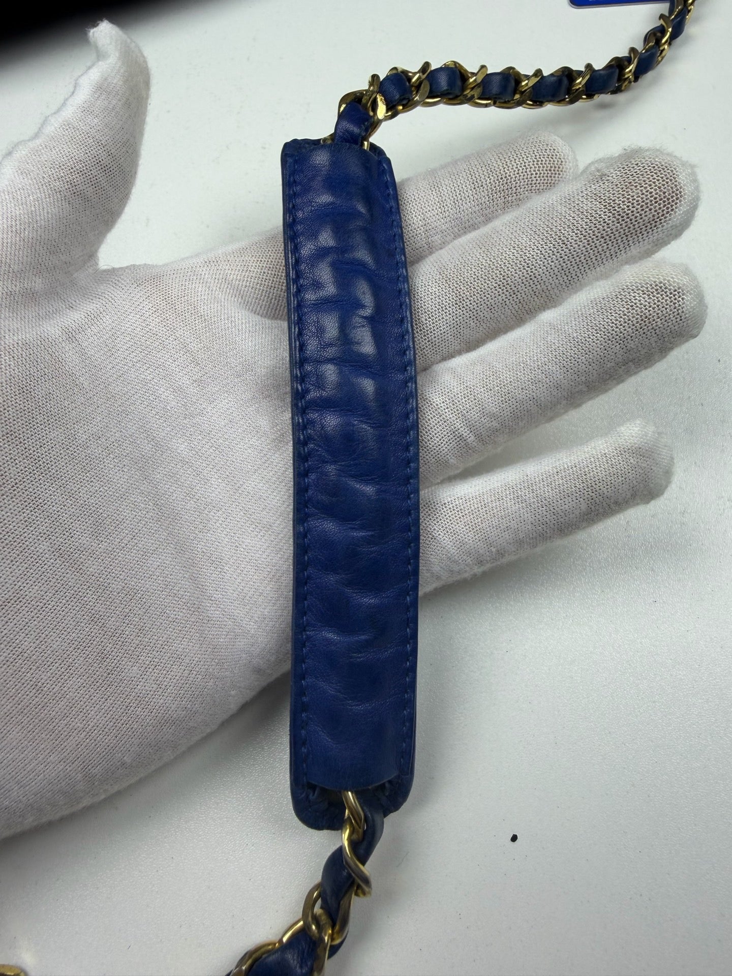 Chanel - Vintage Flap Bag - Denim - Blue - (Other)