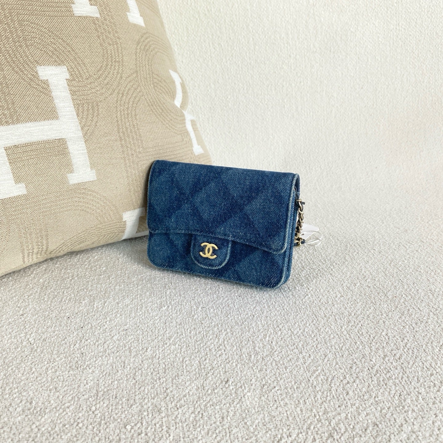 Chanel - Waist bag - Denim - Jeans - Blue - (mini)