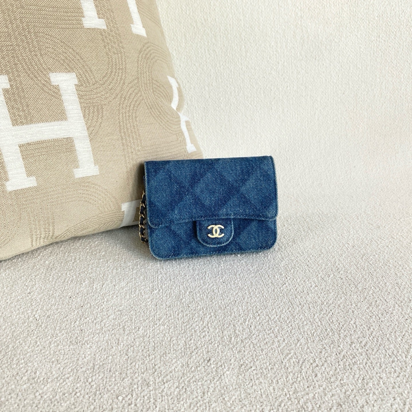 Chanel - Waist bag - Denim - Jeans - Blue - (mini)