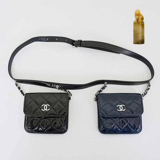 Chanel - Waist Bag - Patent leather - Black - (mini)
