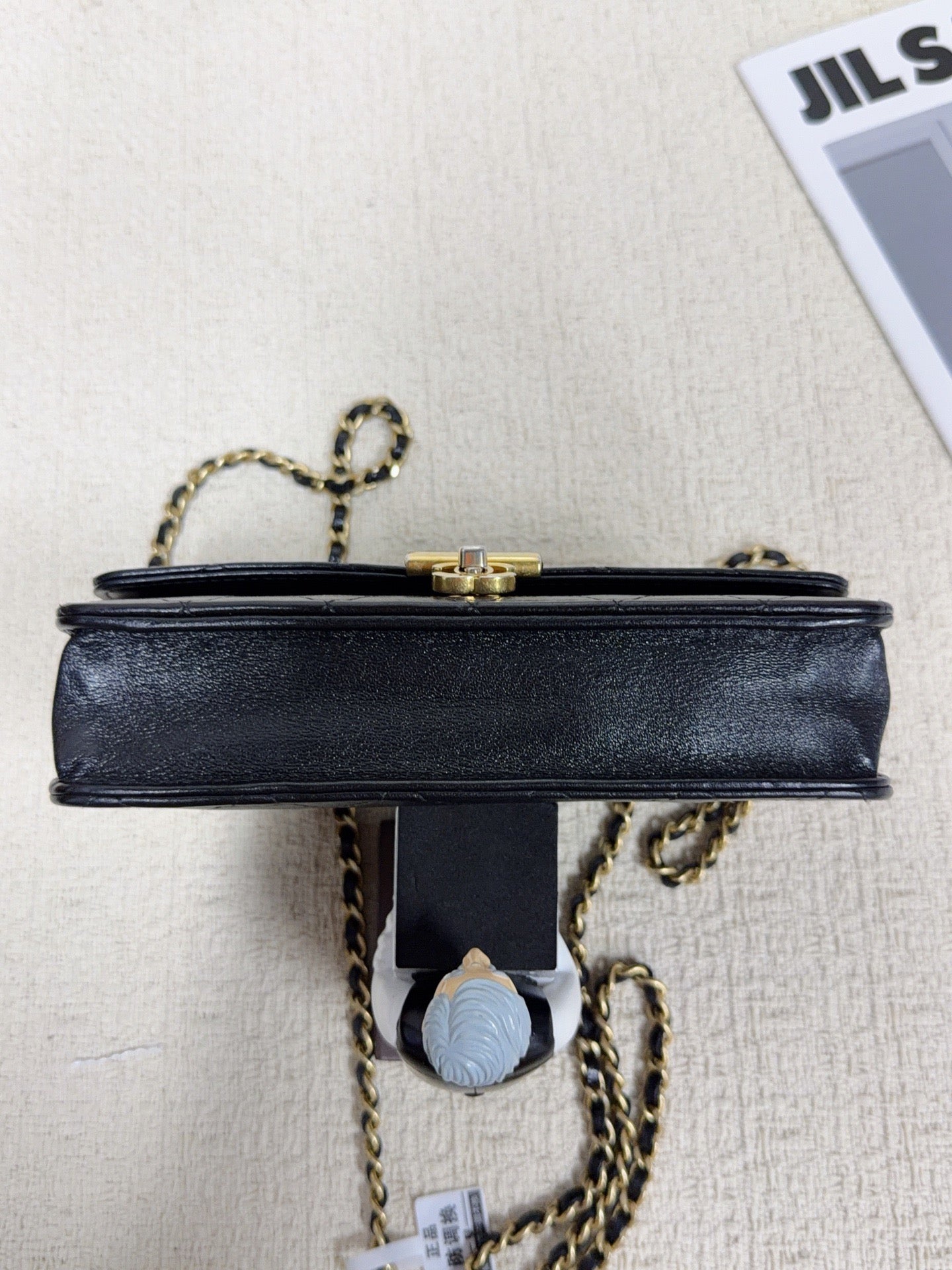 Chanel - Wallet on Chain - Calfskin - Black - (mini)