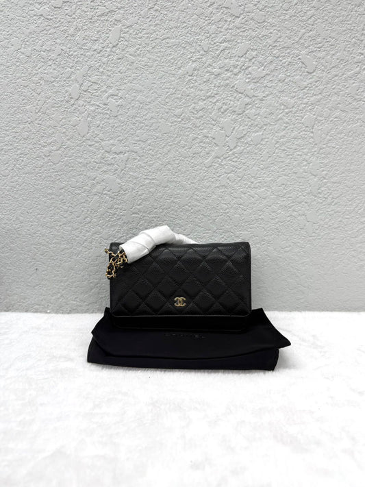Chanel - Wallet on Chain - Caviar leather - Black - (Mini)