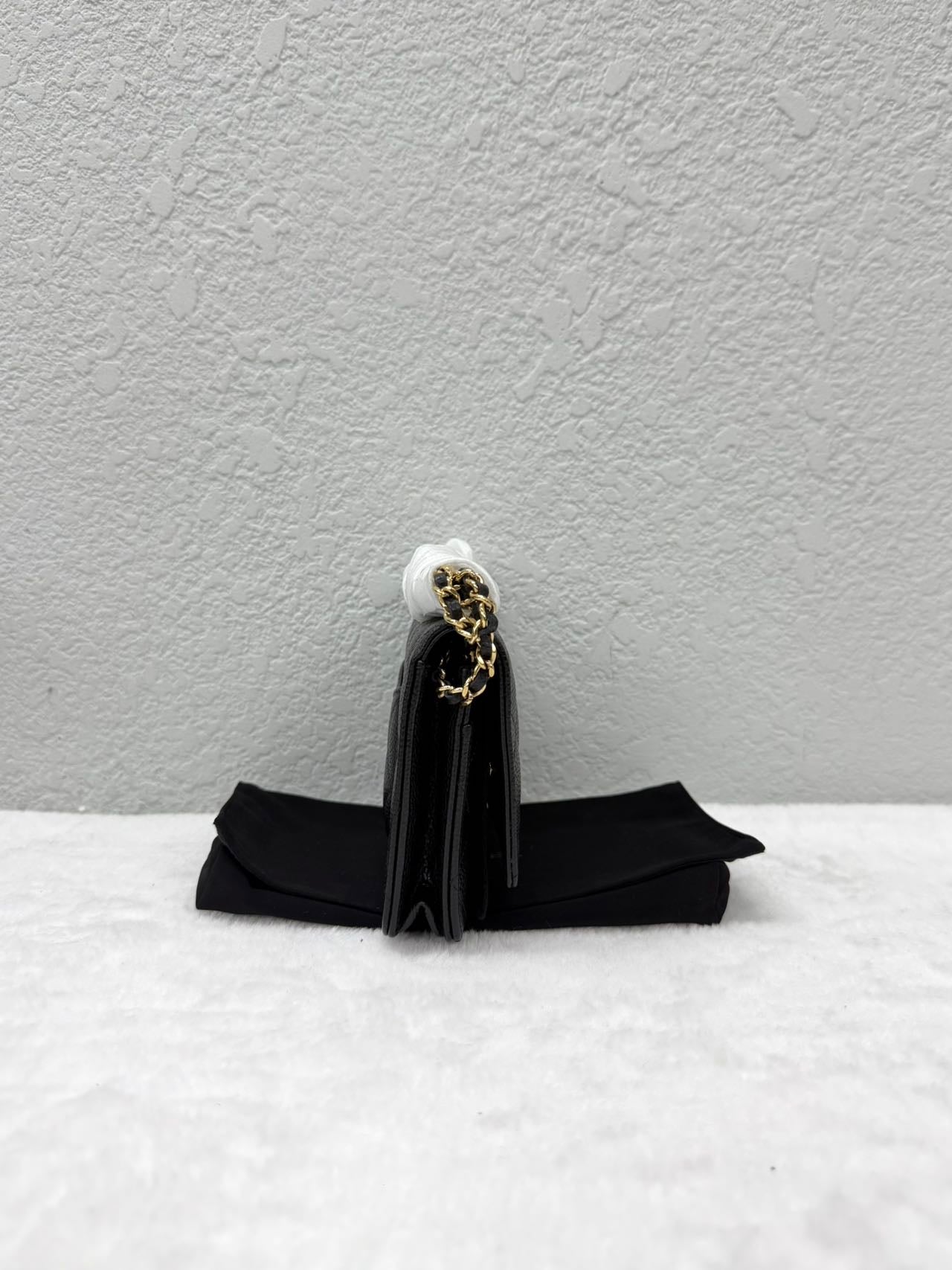 Chanel - Wallet on Chain - Caviar leather - Black - (Mini)