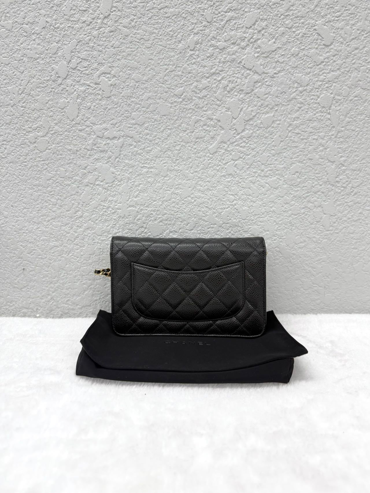 Chanel - Wallet on Chain - Caviar leather - Black - (Mini)
