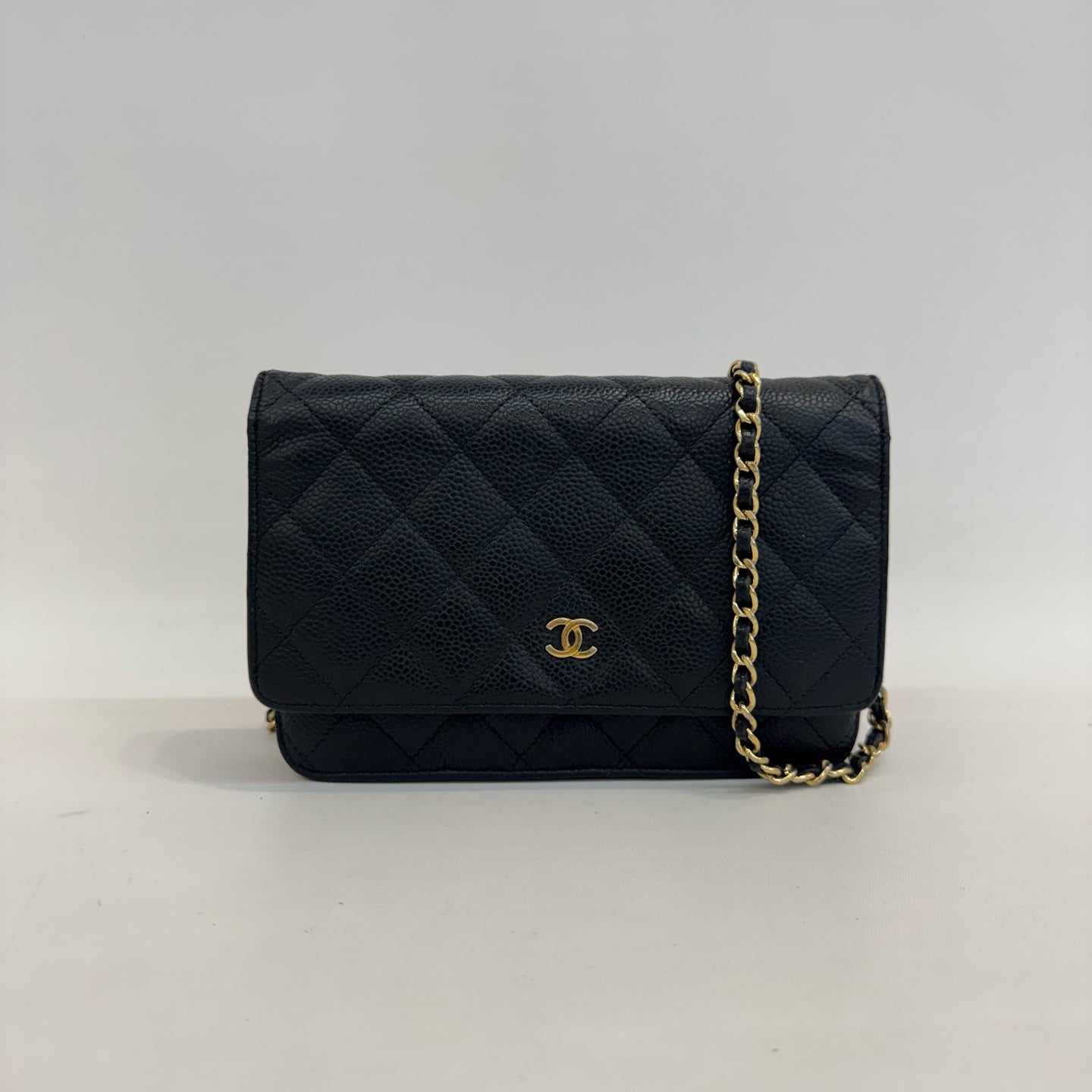 Chanel - Wallet on Chain - Leather - Black - (mini)