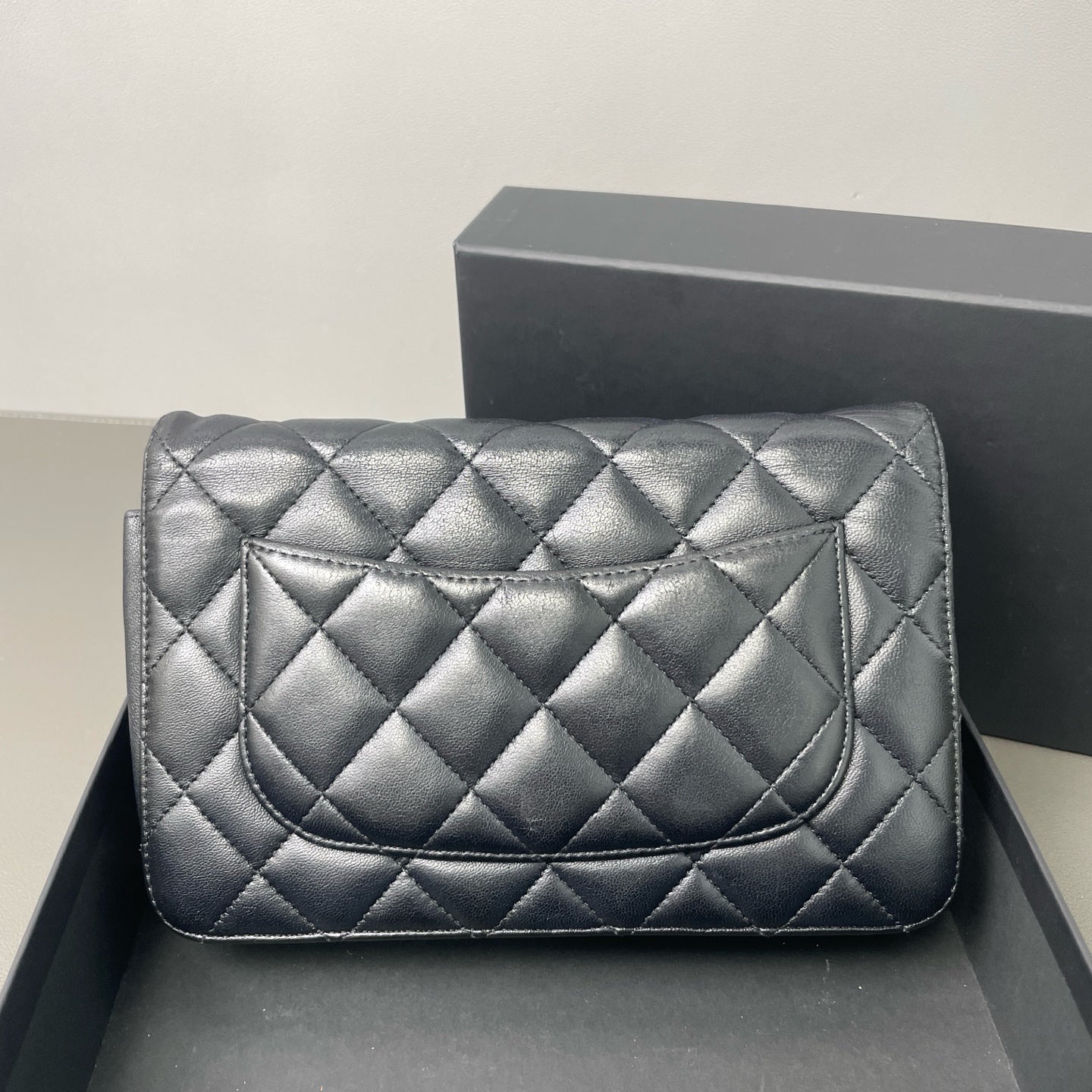 Chanel - Wallet on Chain - Leather - Black - (mini)