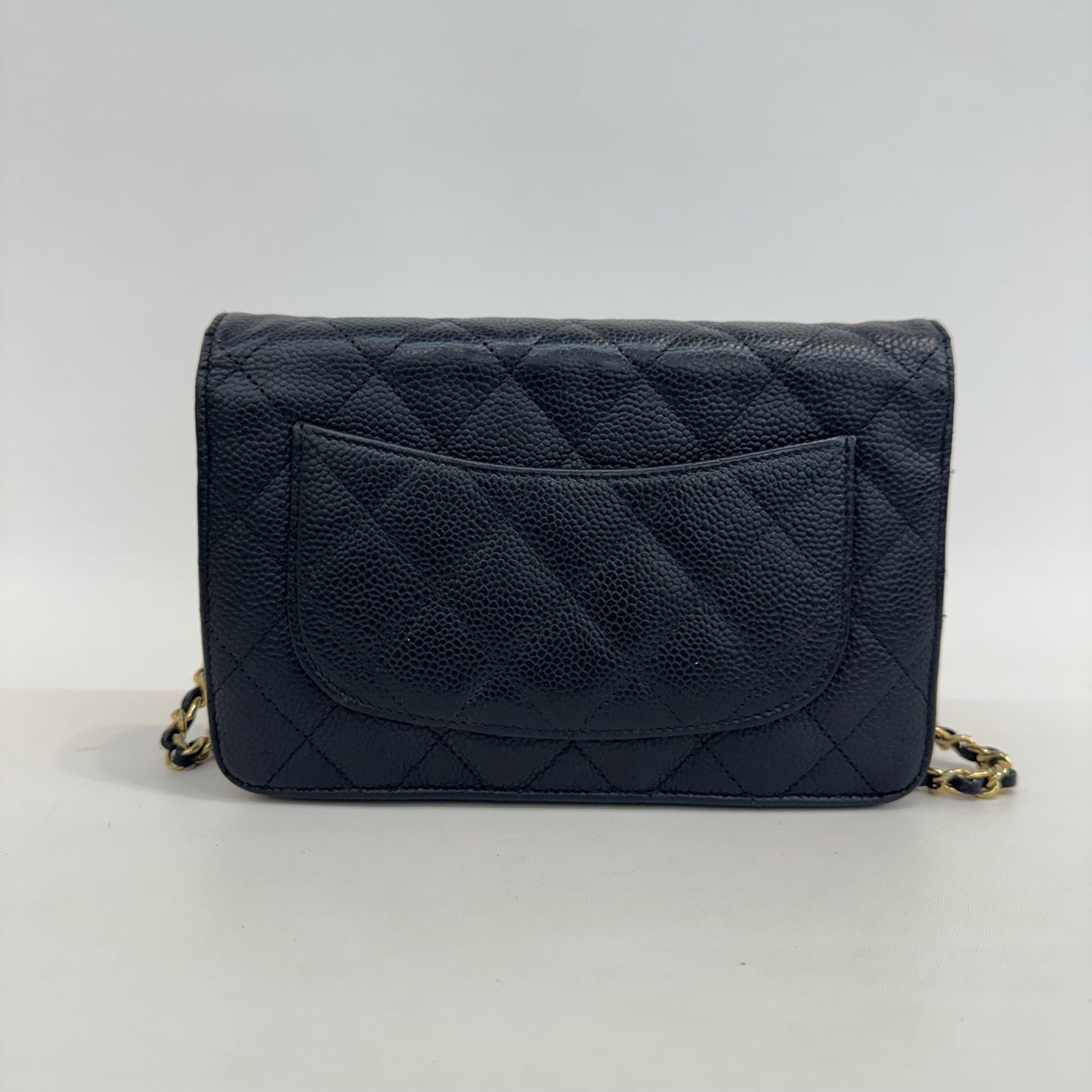 Chanel - Wallet on Chain - Leather - Black - (mini)