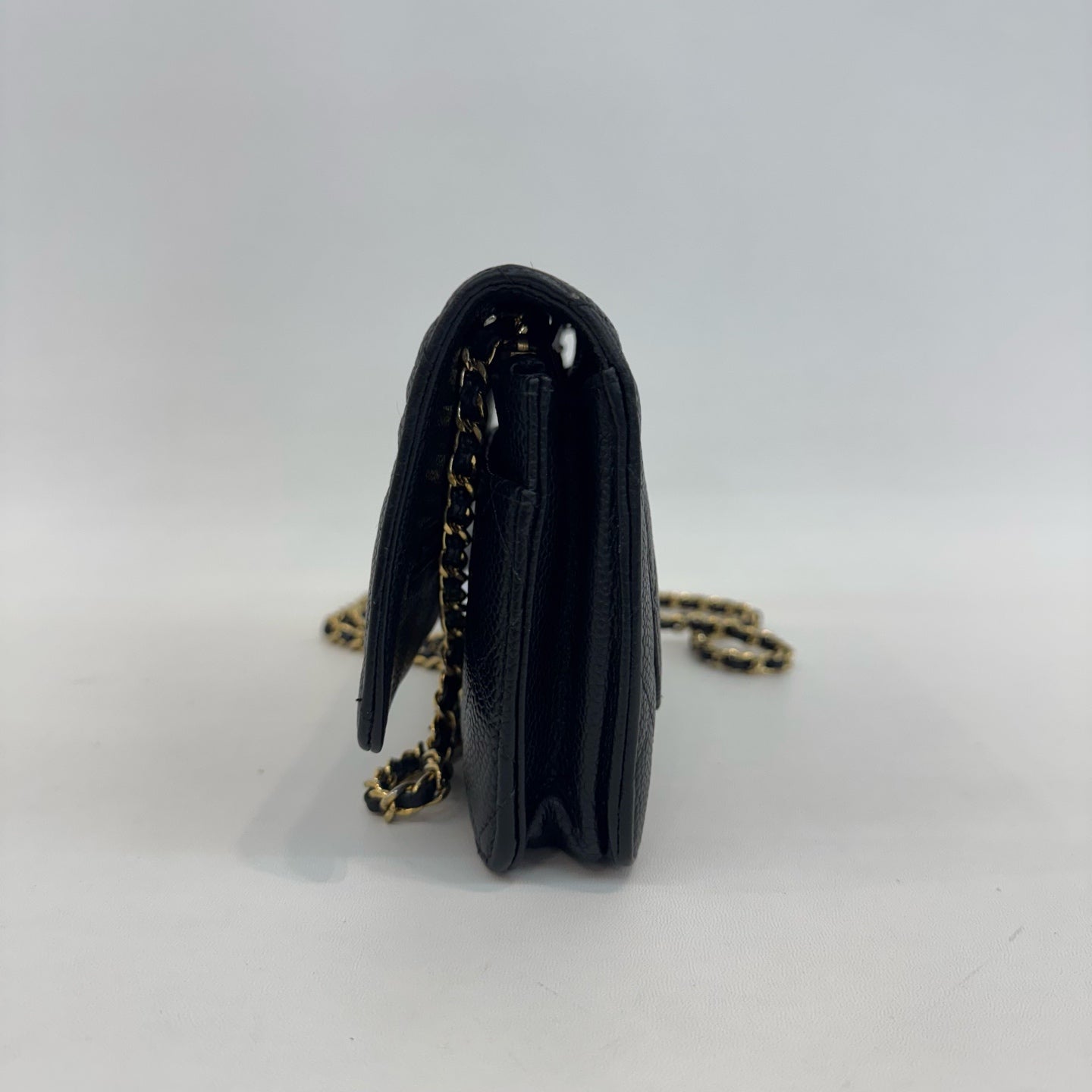 Chanel - Wallet on Chain - Leather - Black - (mini)