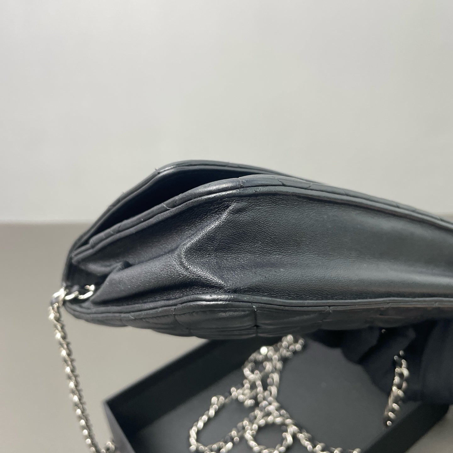 Chanel - Wallet on Chain - Leather - Black - (mini)
