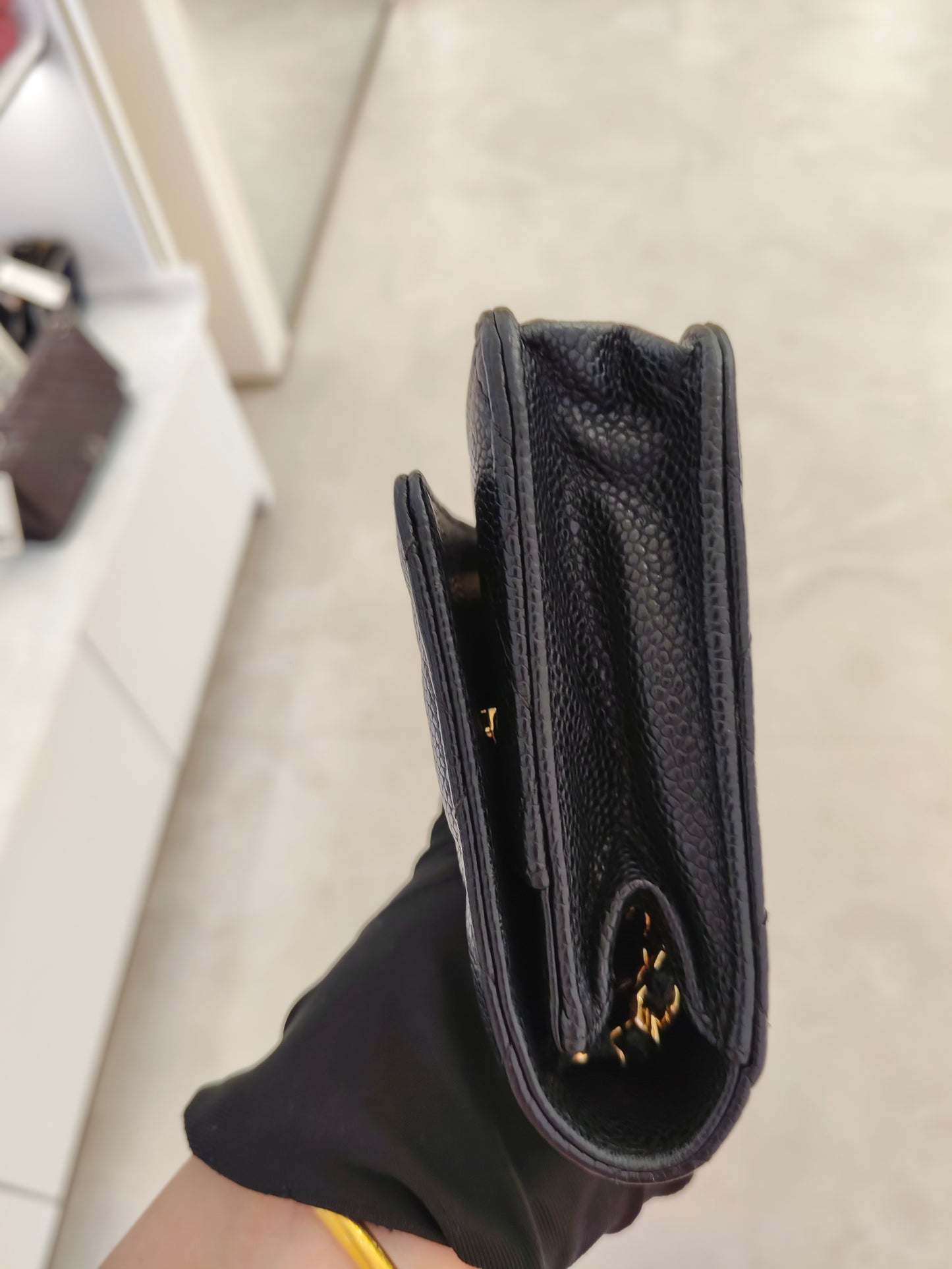 Chanel - Wallet on Chain - Leather - Black - (mini)