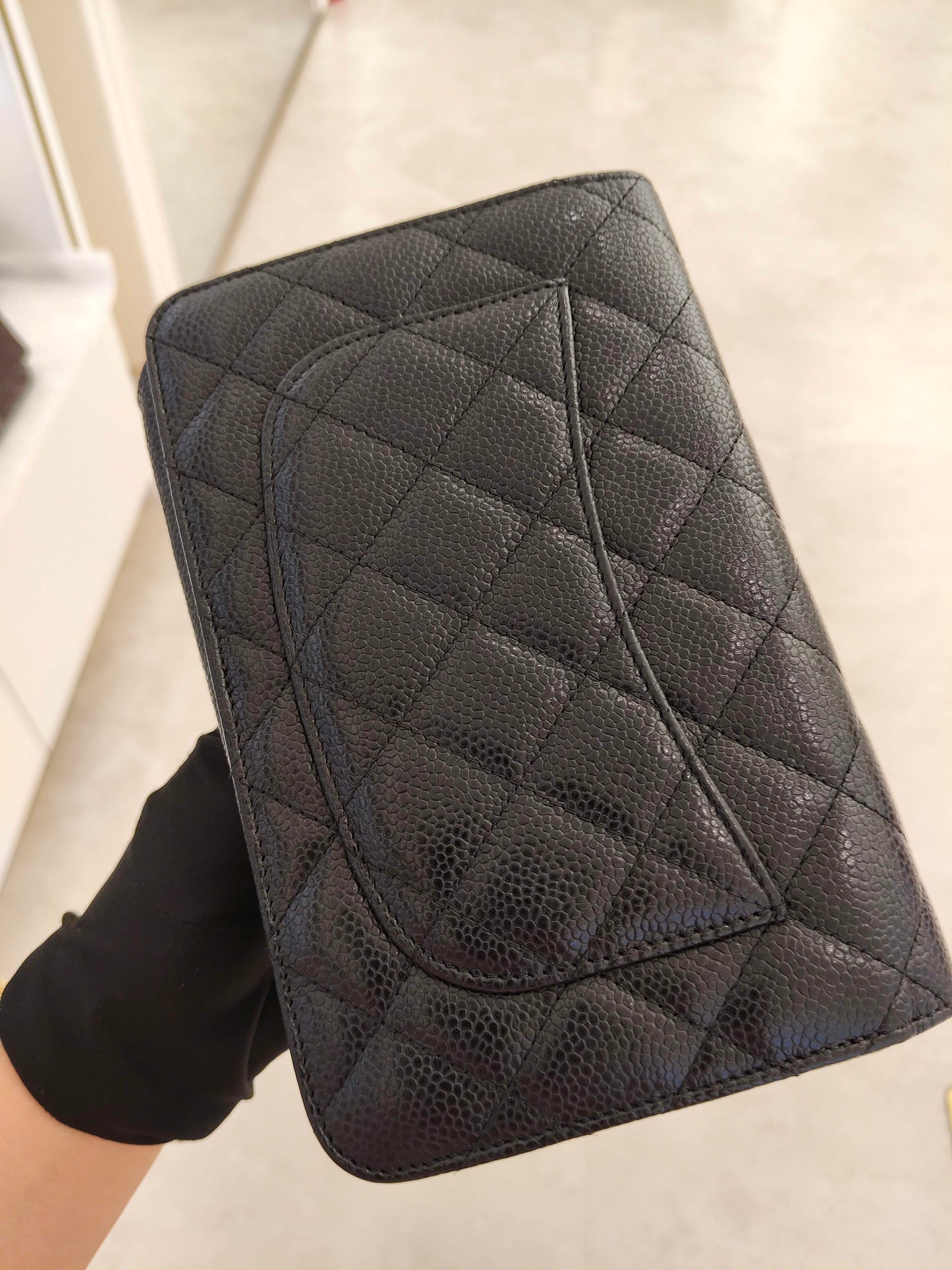 Chanel - Wallet on Chain - Leather - Black - (mini)