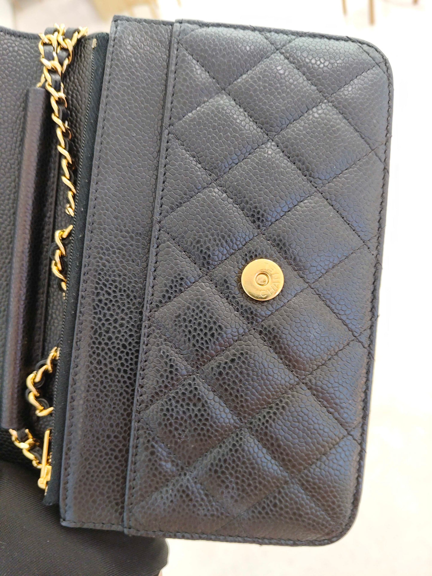 Chanel - Wallet on Chain - Leather - Black - (mini)