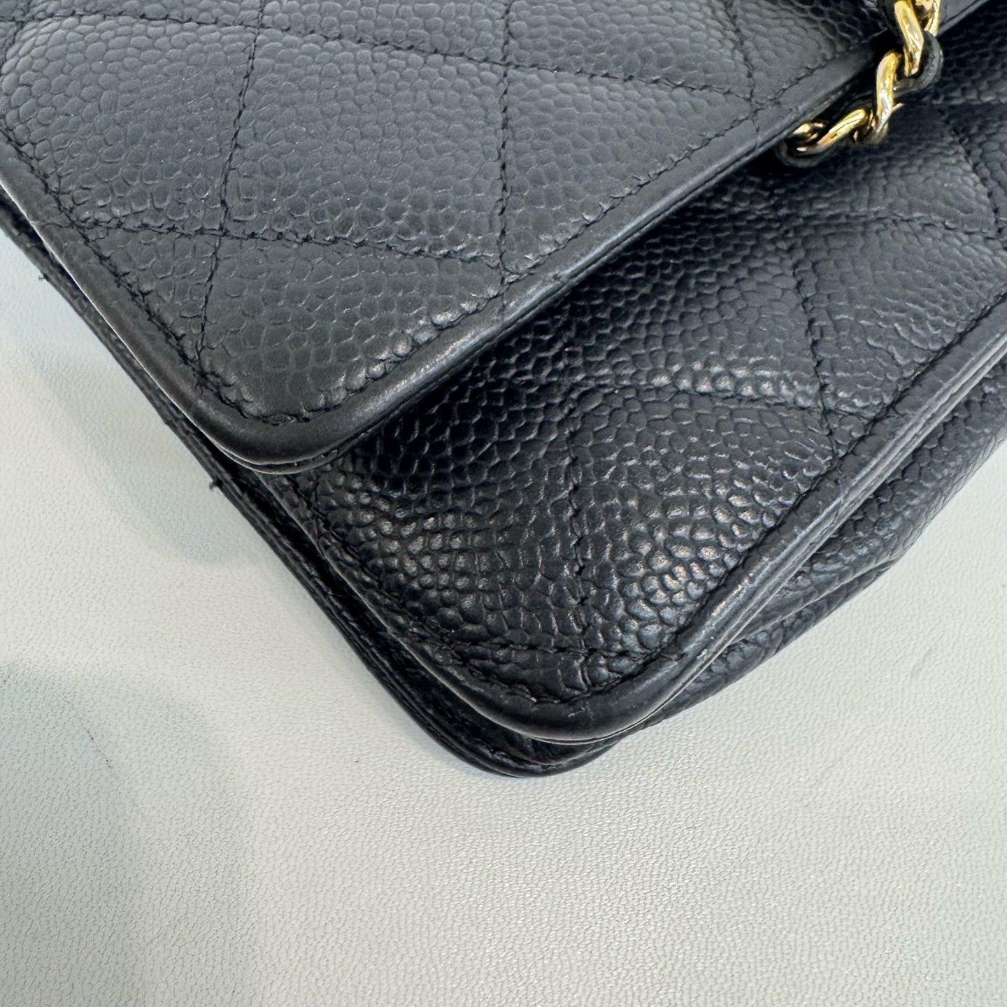 Chanel - Wallet on Chain - Leather - Black - (mini)