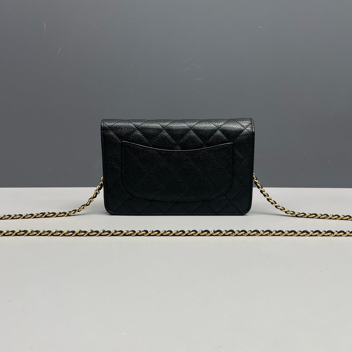 Chanel - Wallet on Chain - Leather - Black - (small)