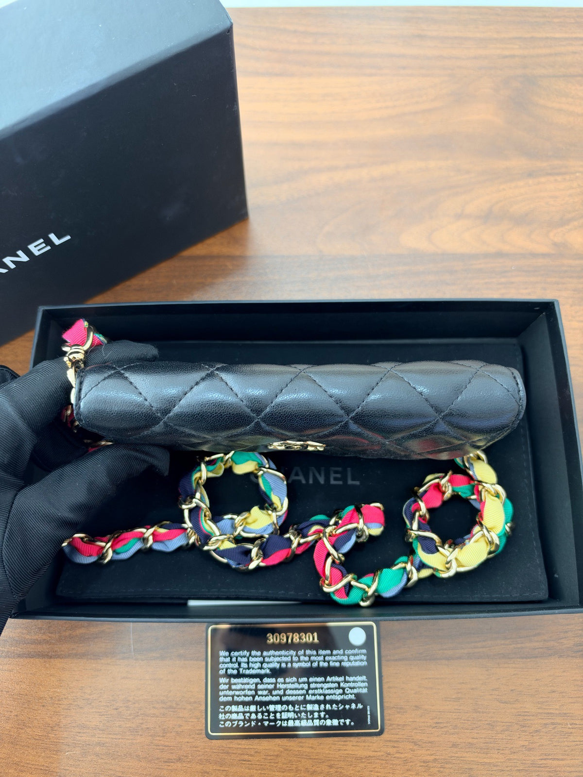 Chanel - Wallet on Chain Mini - Leather - Black - (Mini)