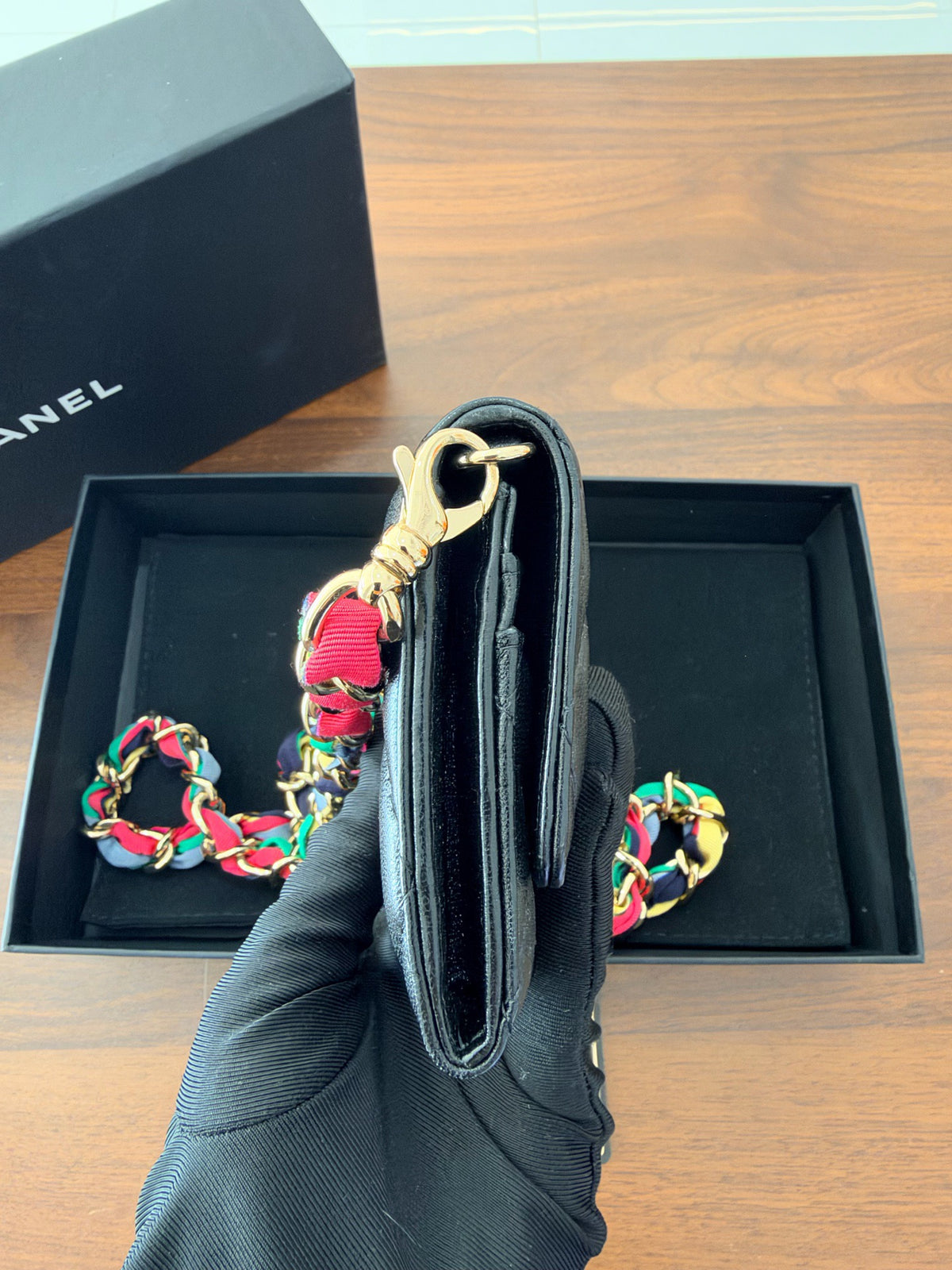 Chanel - Wallet on Chain Mini - Leather - Black - (Mini)