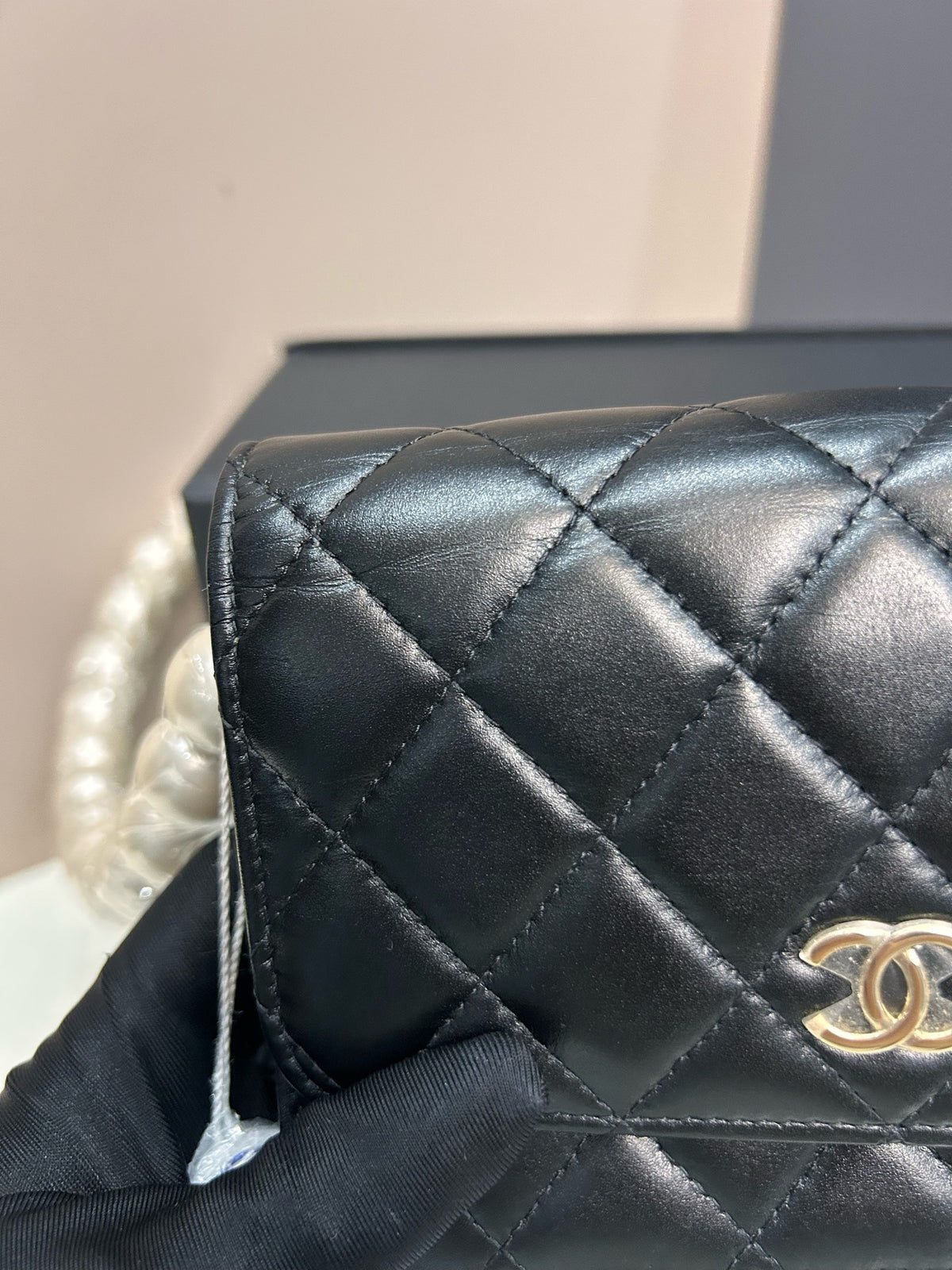 Chanel - Wallet on Chain Mini - Leather - Black - (mini)