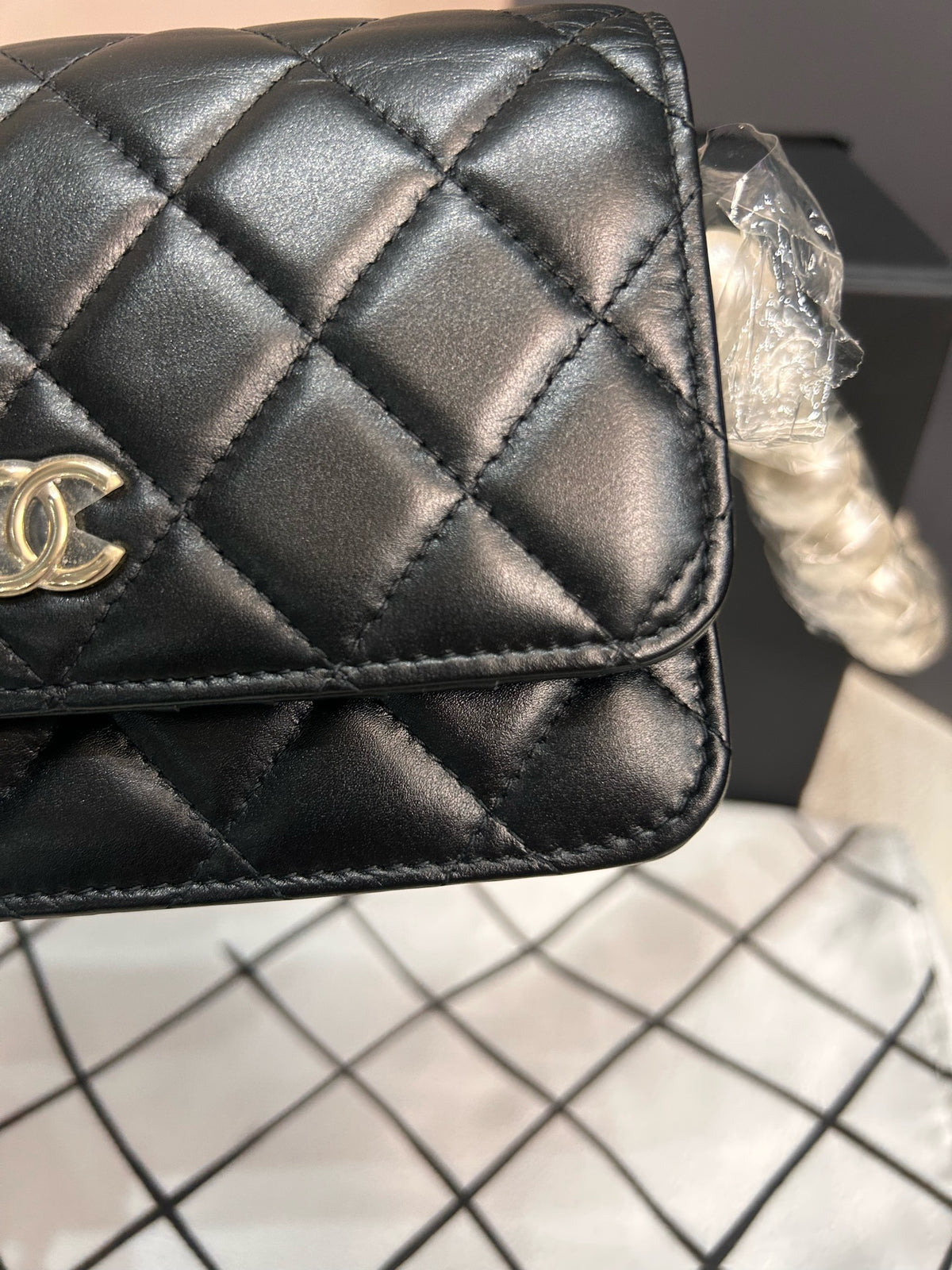 Chanel - Wallet on Chain Mini - Leather - Black - (mini)