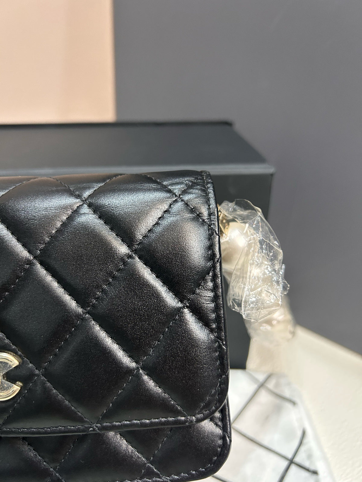 Chanel - Wallet on Chain Mini - Leather - Black - (mini)