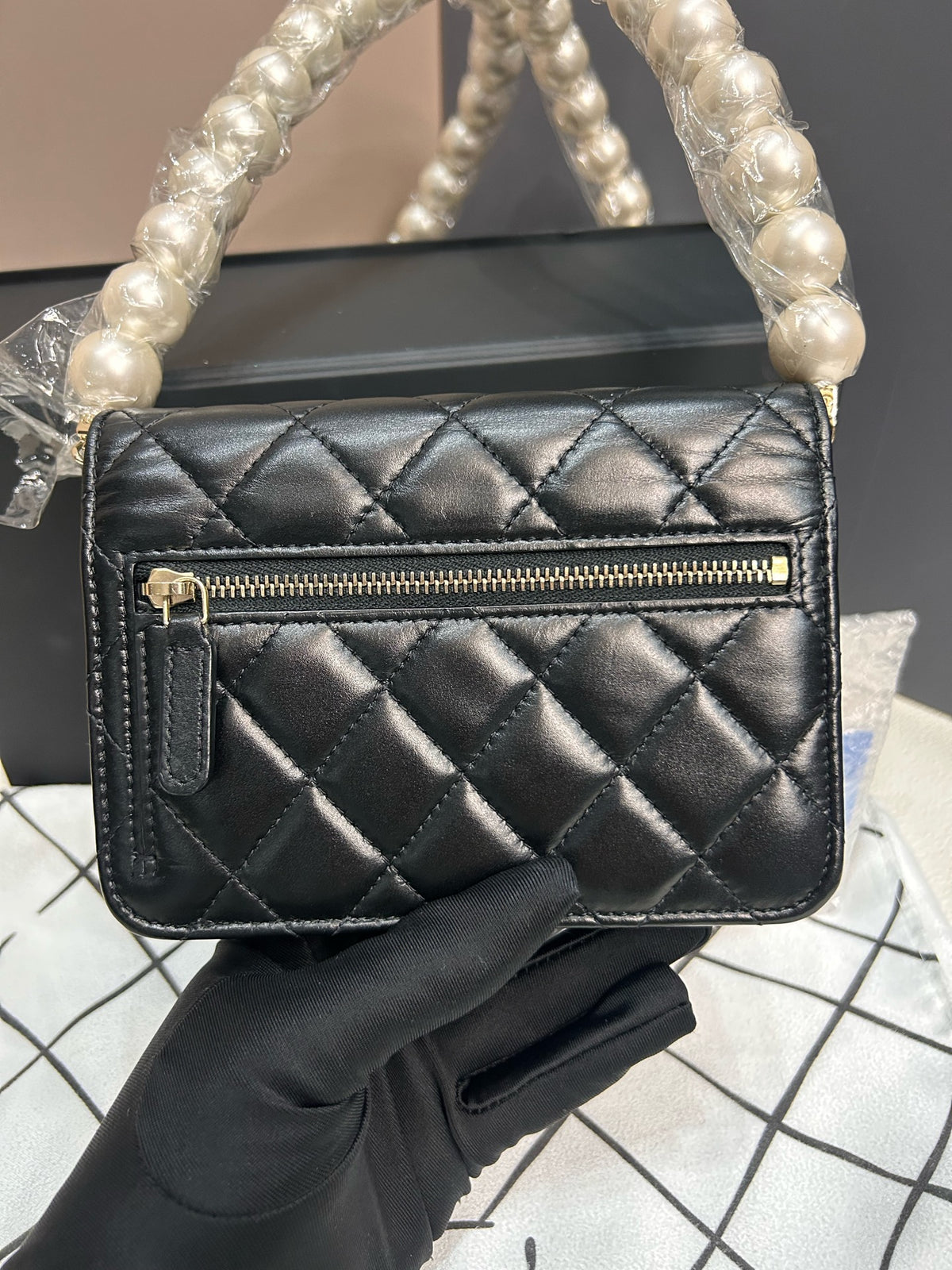 Chanel - Wallet on Chain Mini - Leather - Black - (mini)
