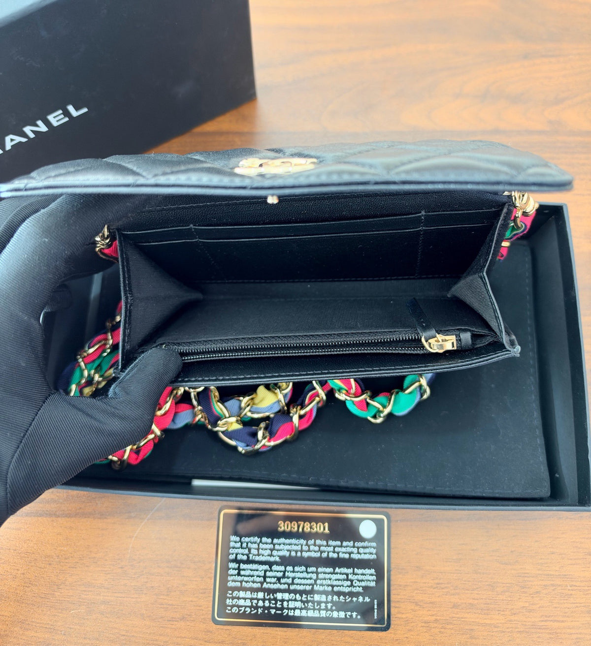 Chanel - Wallet on Chain Mini - Leather - Black - (Mini)