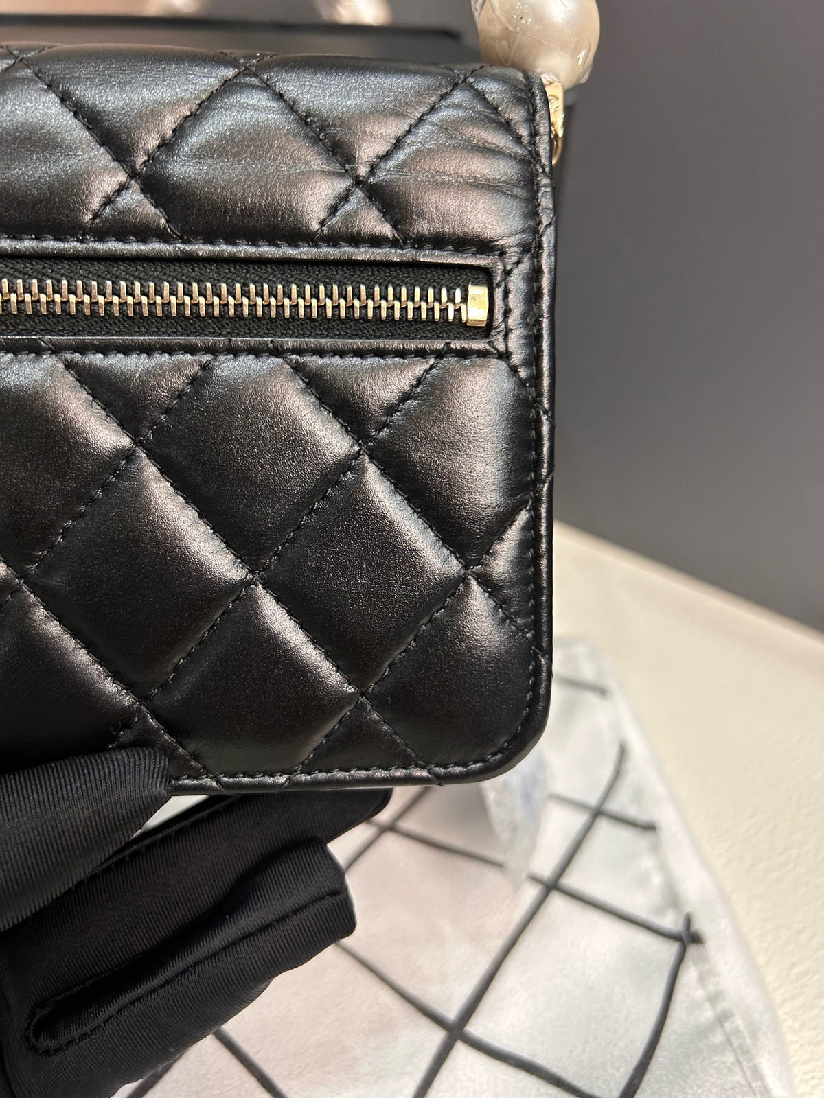 Chanel - Wallet on Chain Mini - Leather - Black - (mini)