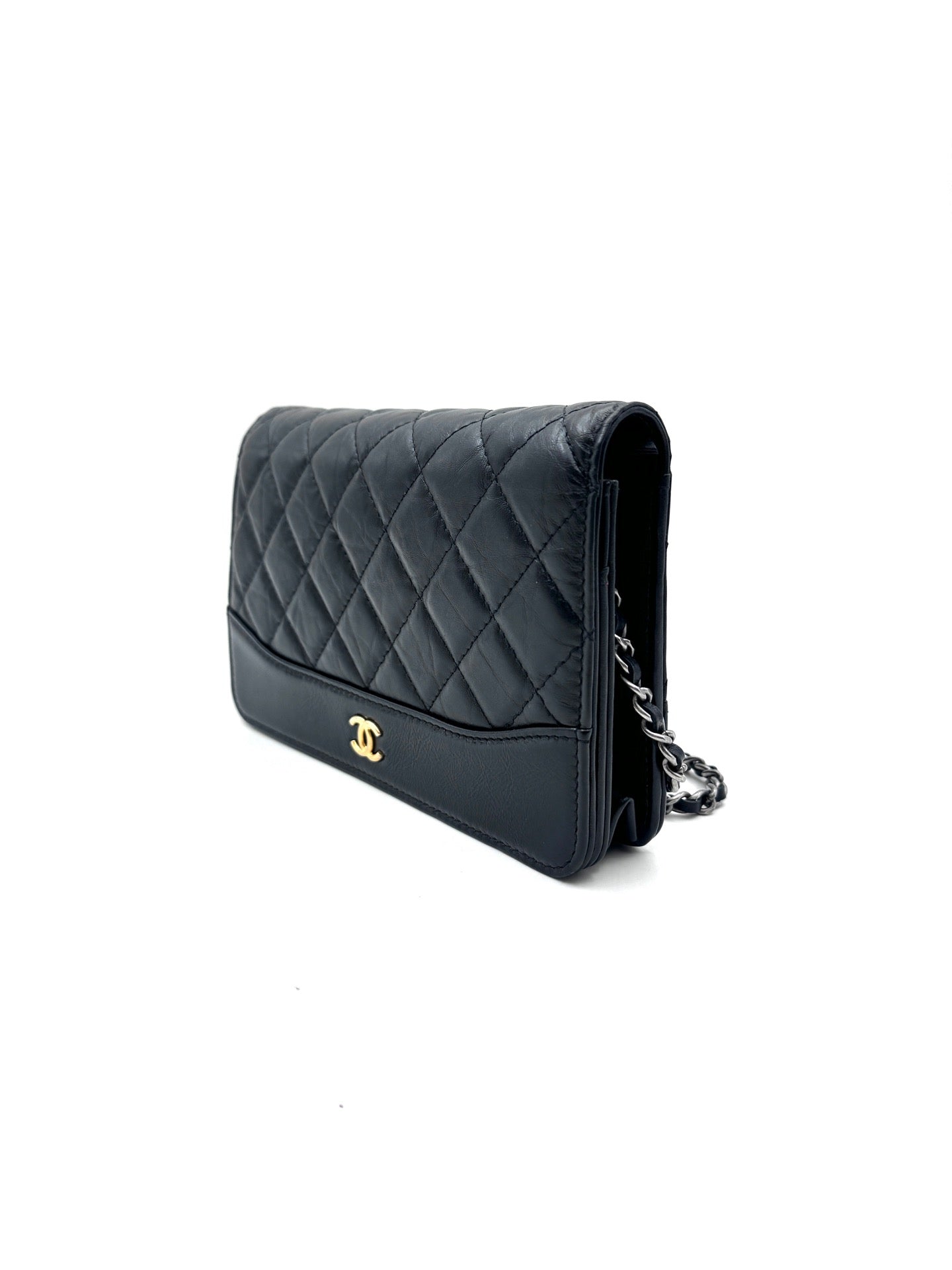 Chanel - Wallet on Chain (WOC) - Calfskin leather - Black - (Mini)