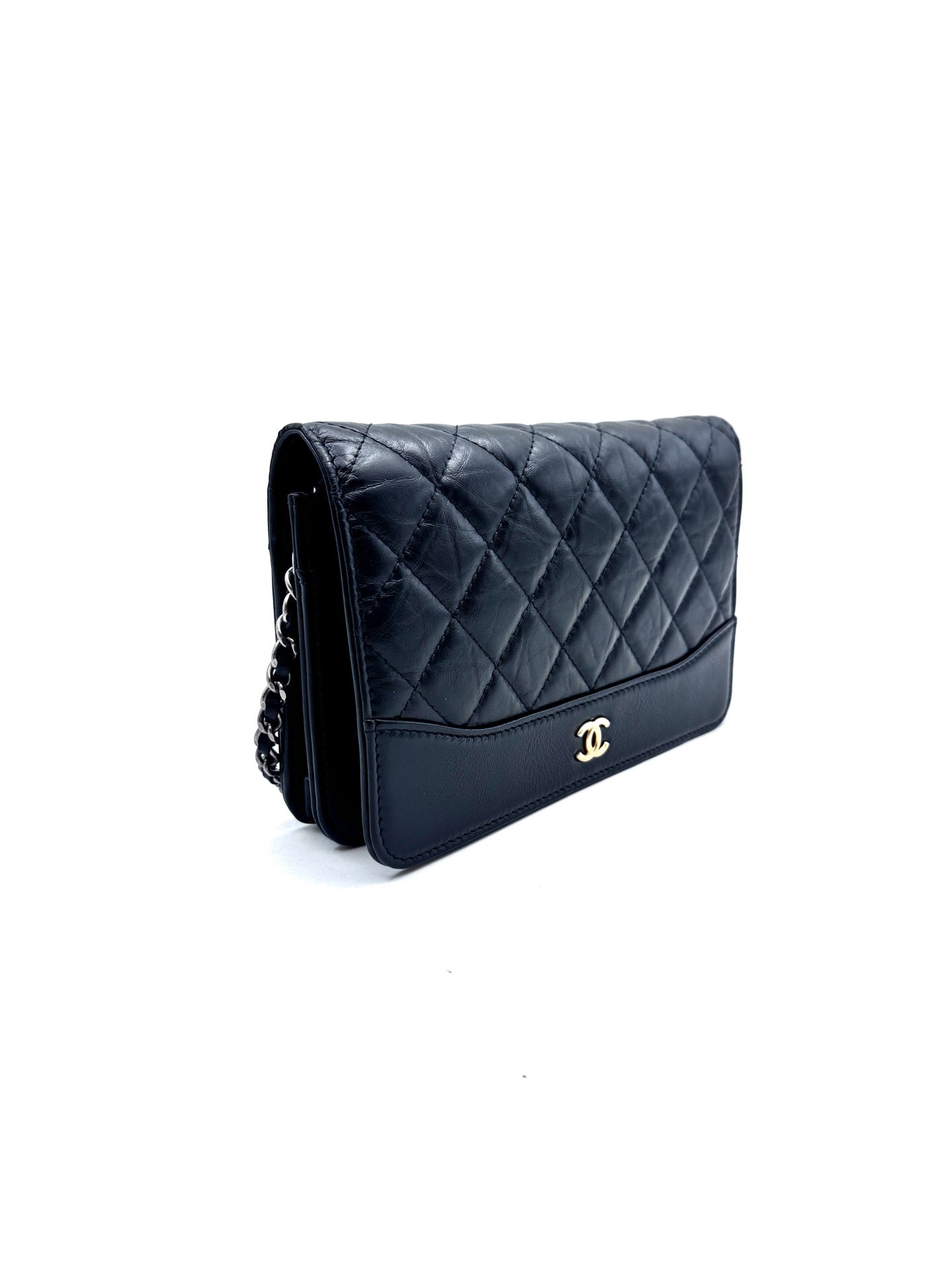 Chanel - Wallet on Chain (WOC) - Calfskin leather - Black - (Mini)