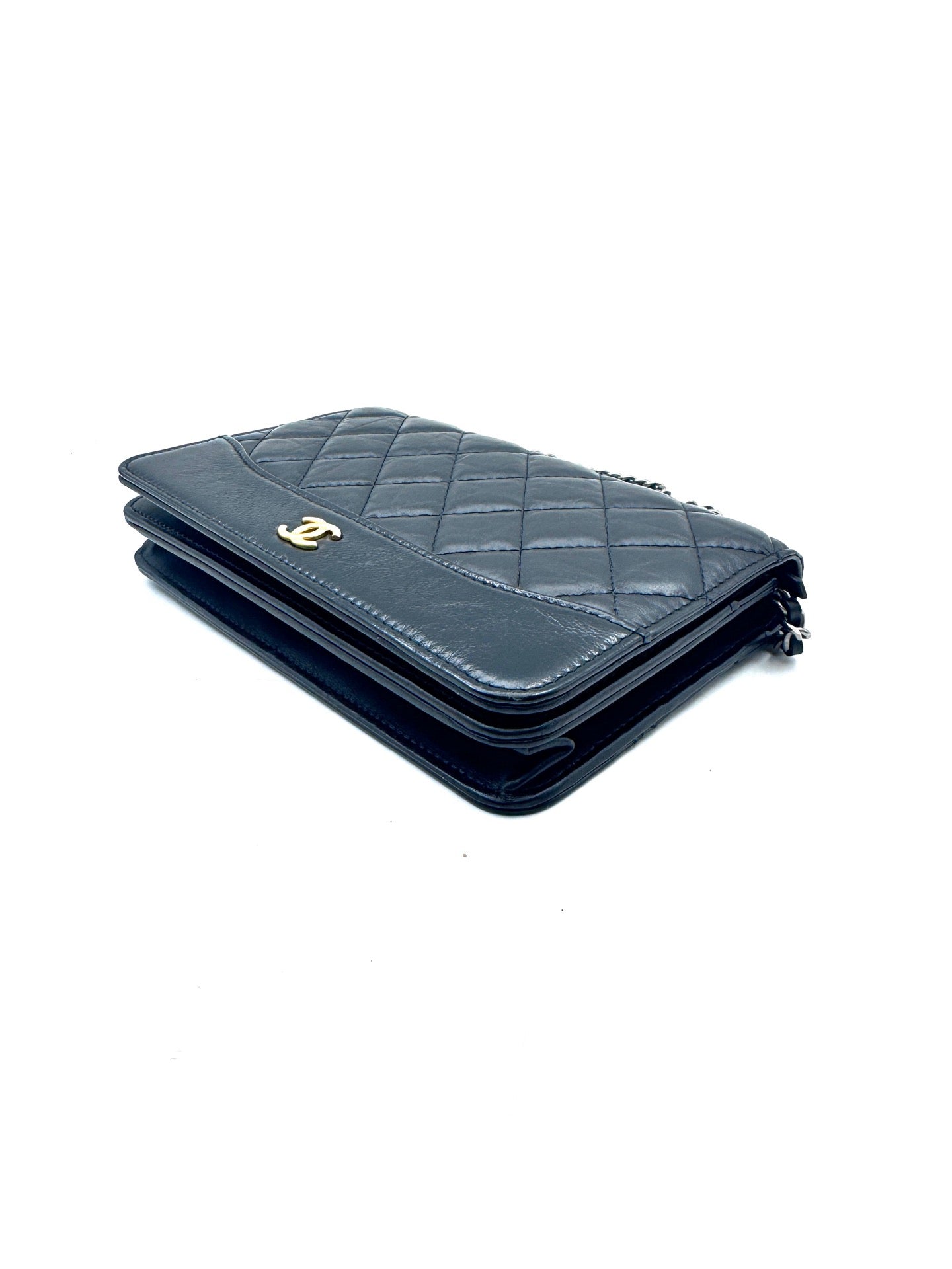 Chanel - Wallet on Chain (WOC) - Calfskin leather - Black - (Mini)