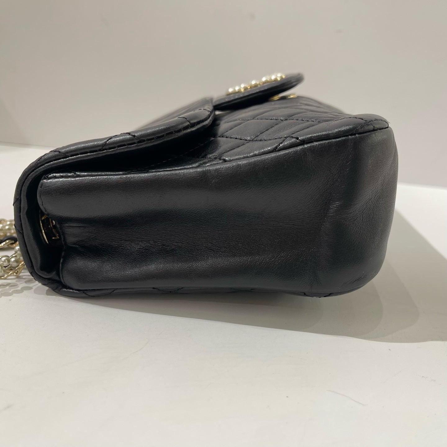 Chanel - Westminster CF - Lambskin leather - Black - (medium)