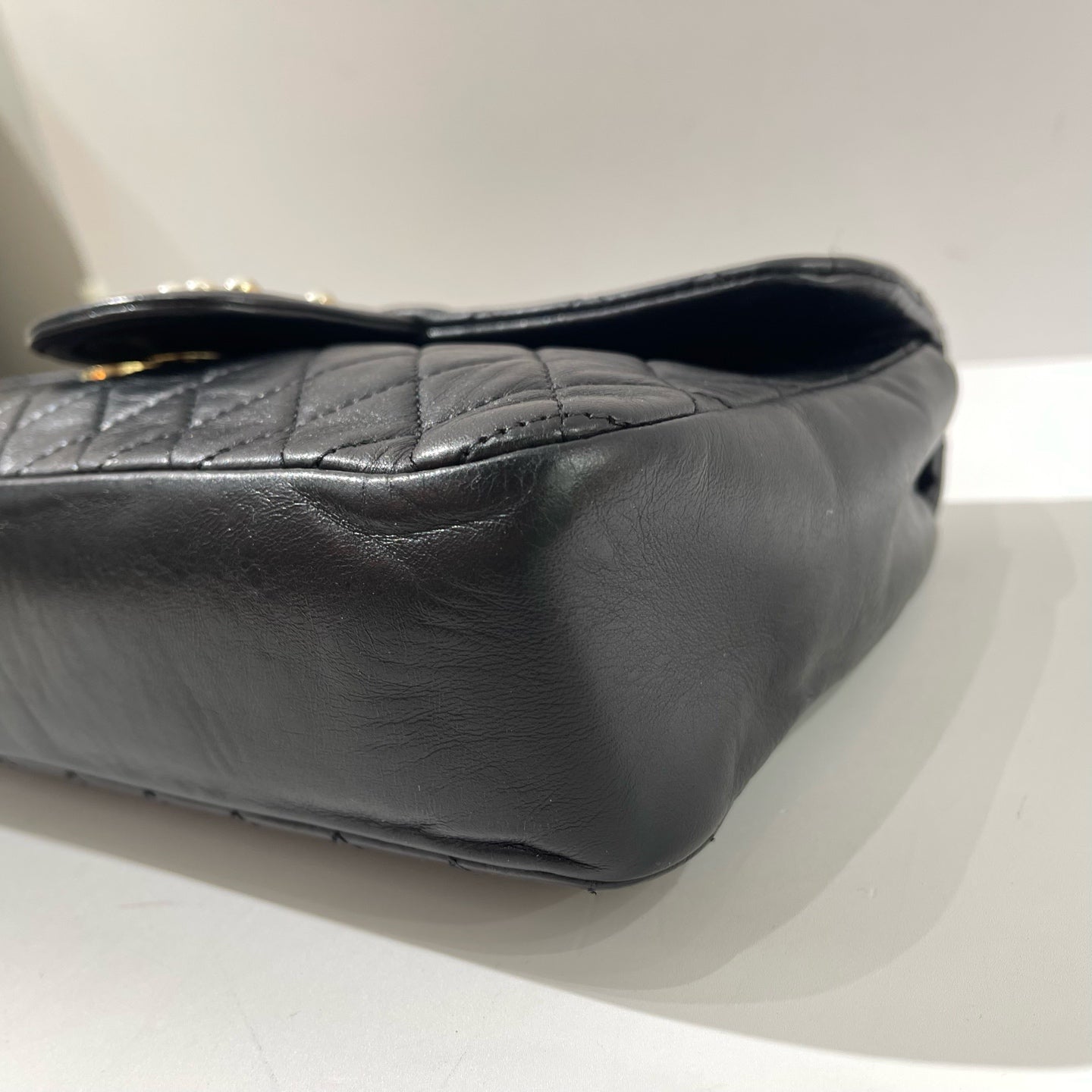Chanel - Westminster CF - Lambskin leather - Black - (medium)