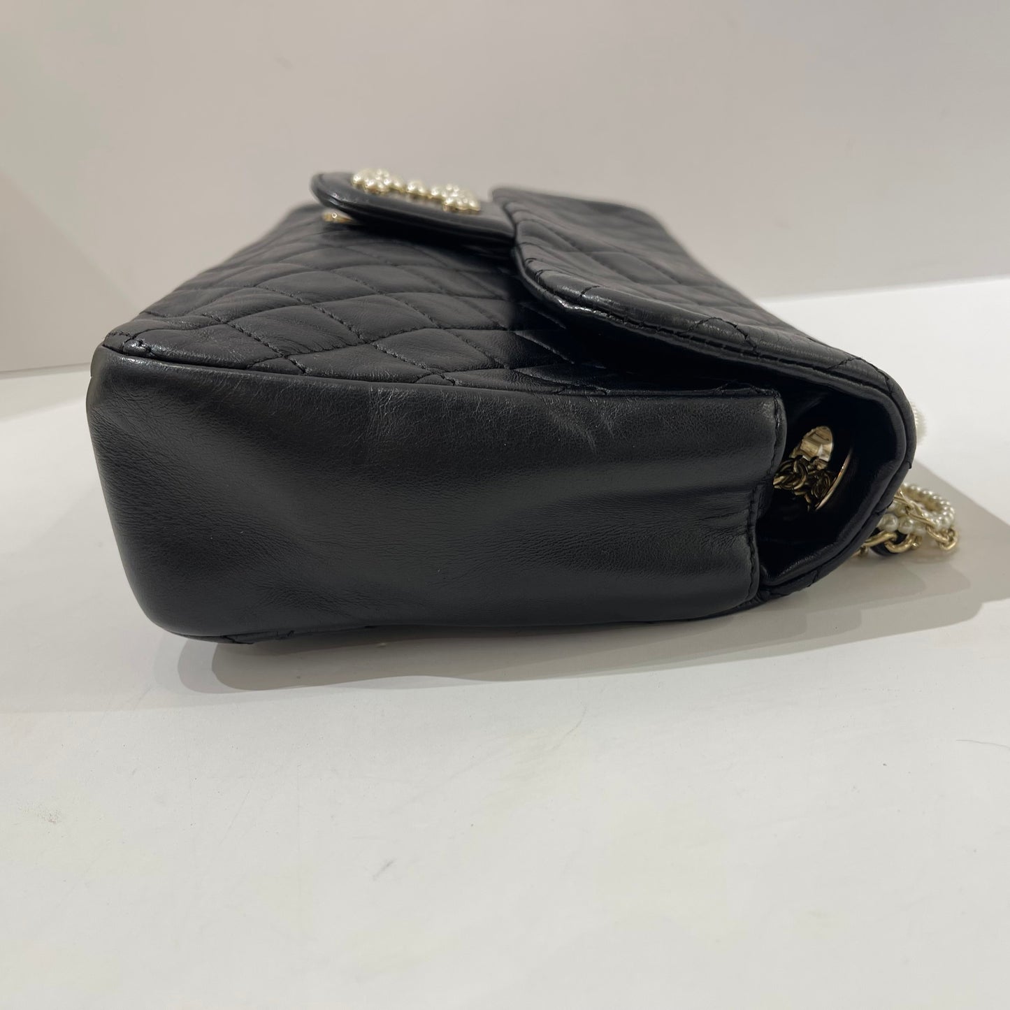 Chanel - Westminster CF - Lambskin leather - Black - (medium)