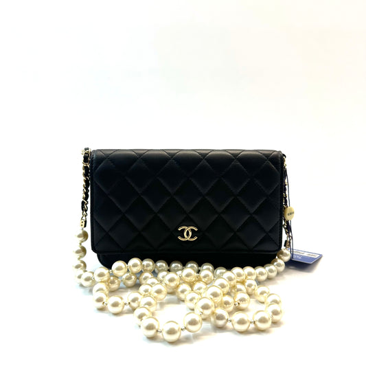 Chanel - WOC - Leather - Black