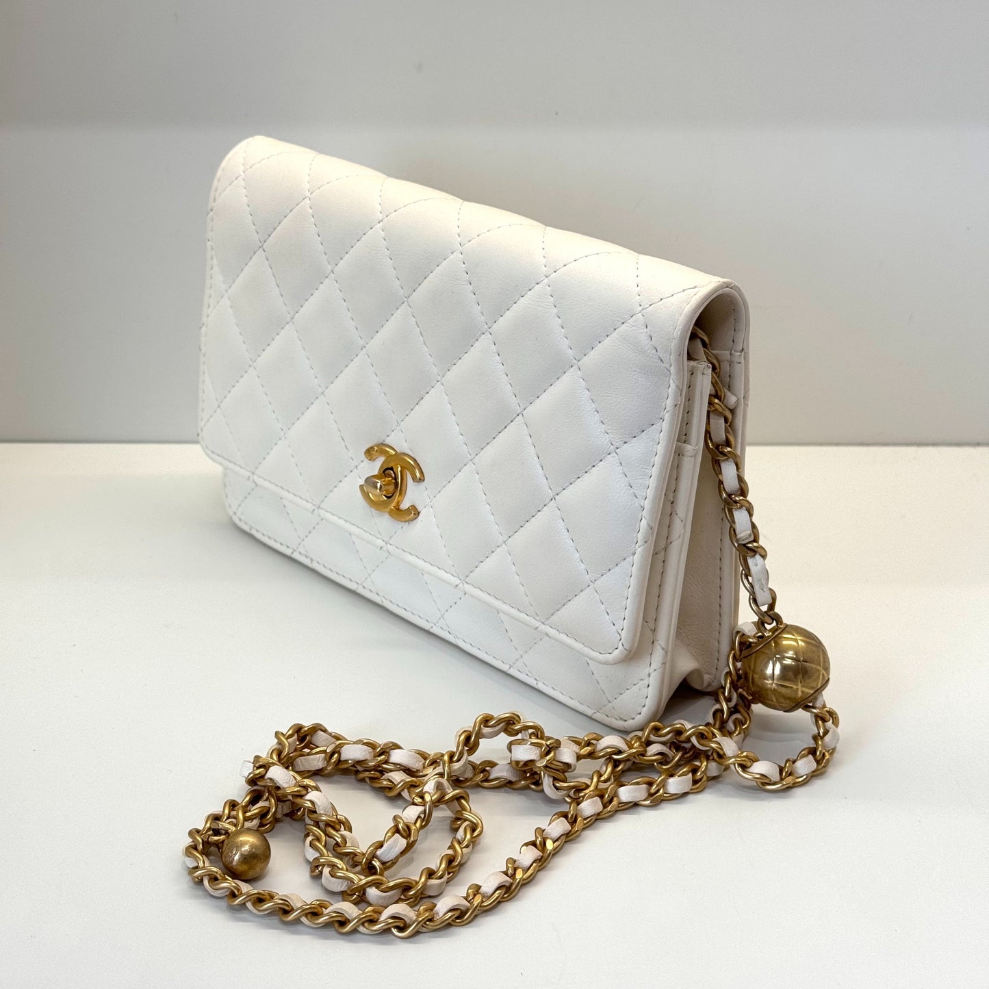 Chanel WOC Leather White - view 11