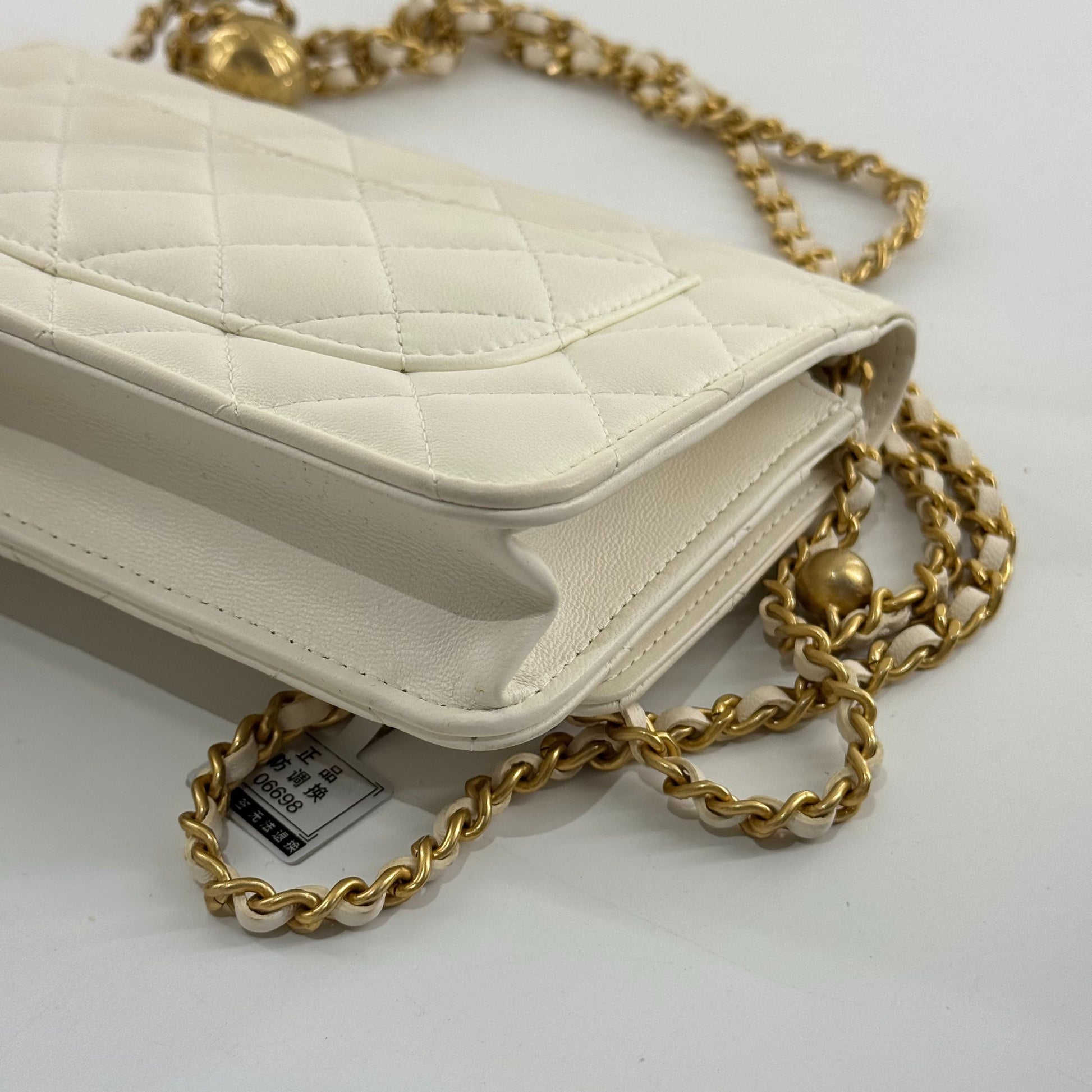 Chanel WOC Leather White - view 12